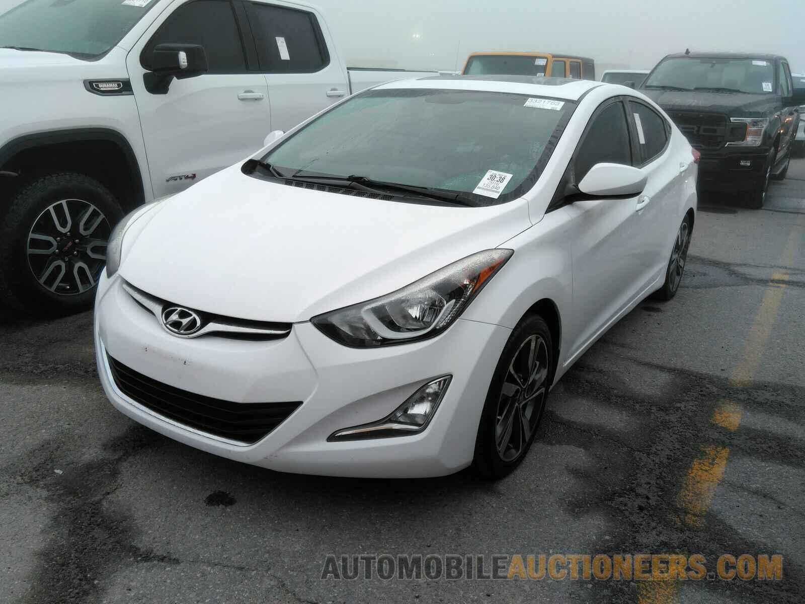 KMHDH4AH4GU486784 Hyundai Elantra 2016