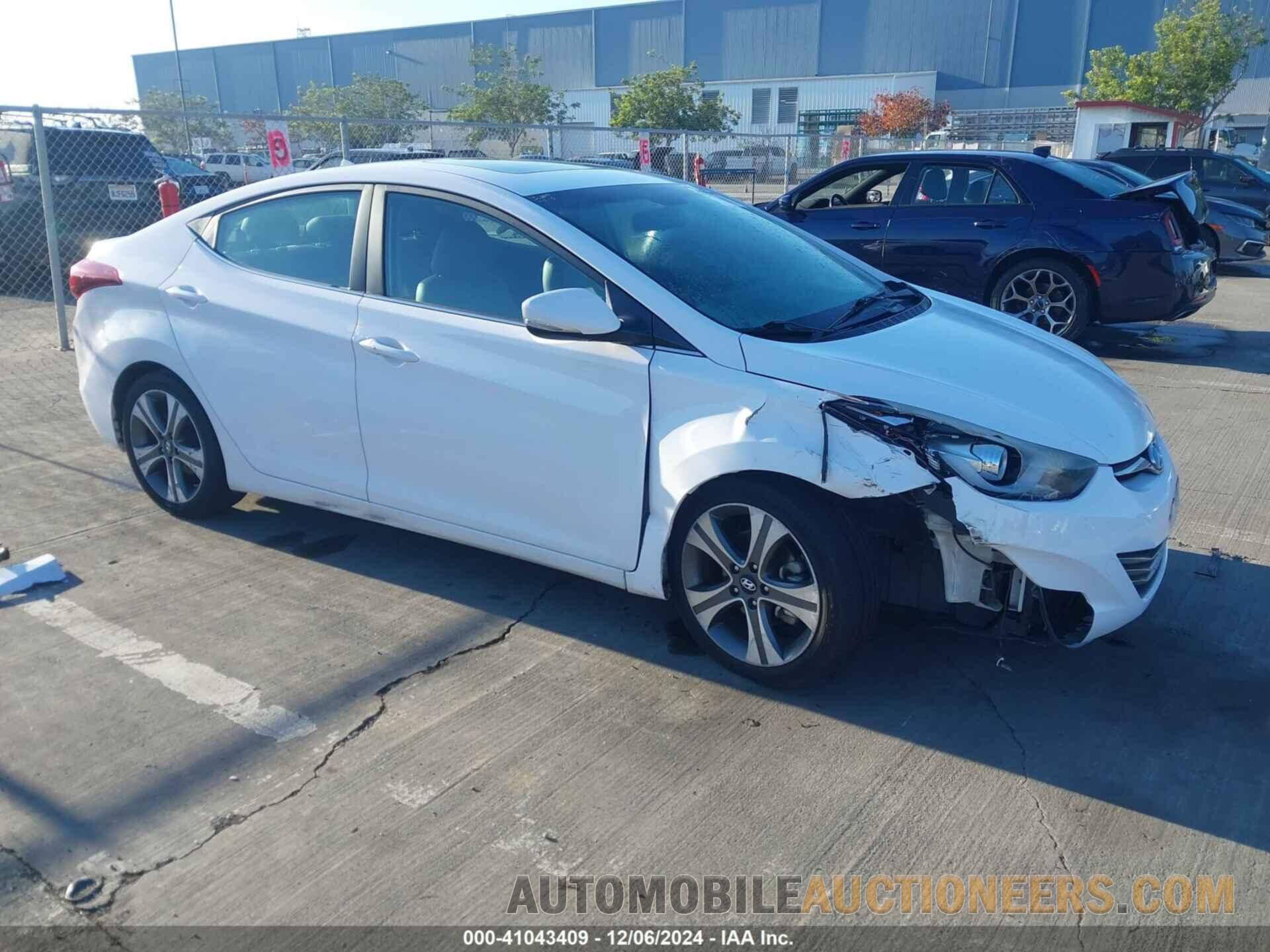 KMHDH4AH6FU322418 HYUNDAI ELANTRA 2015