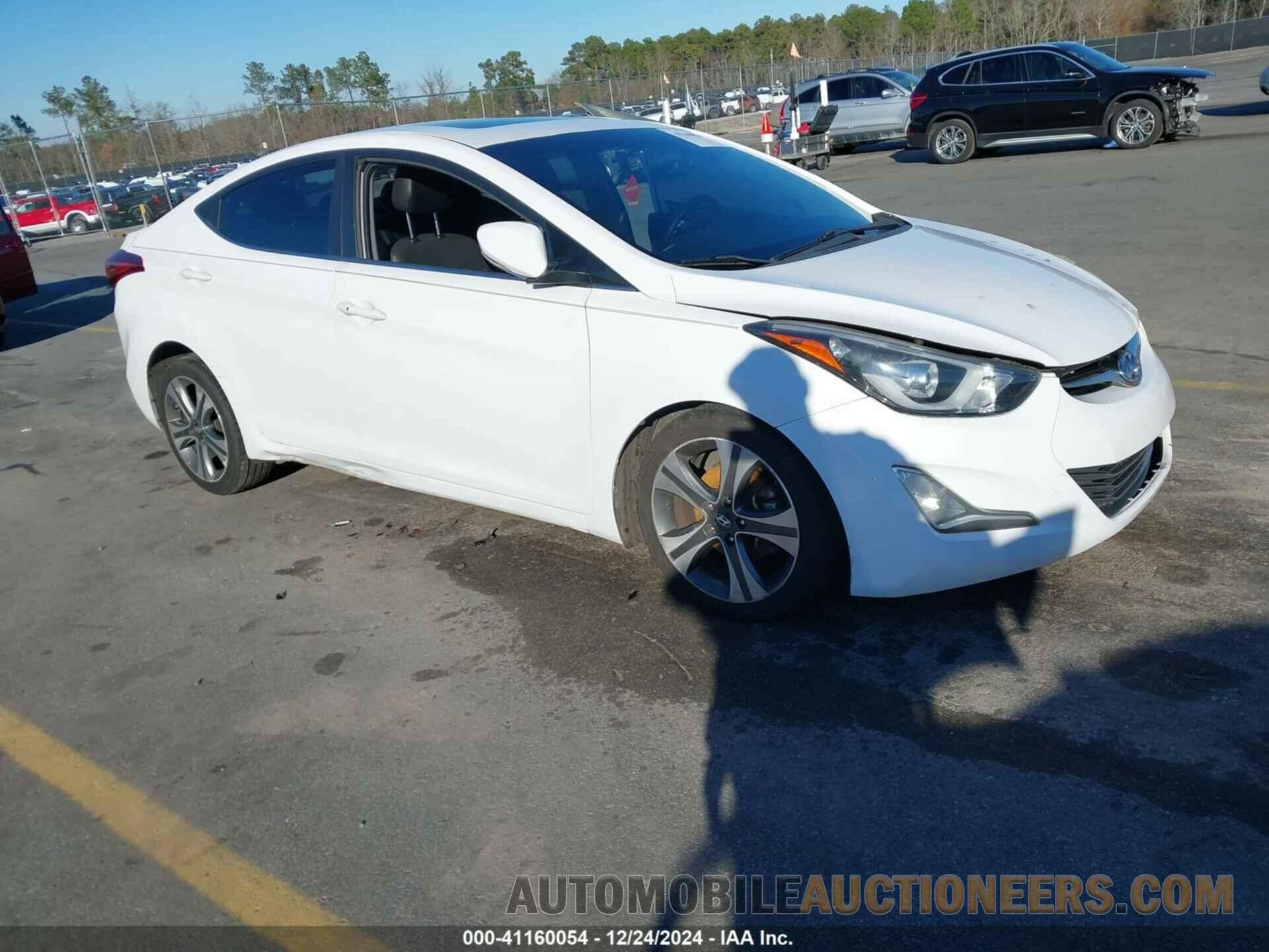 KMHDH4AH9FU371659 HYUNDAI ELANTRA 2015