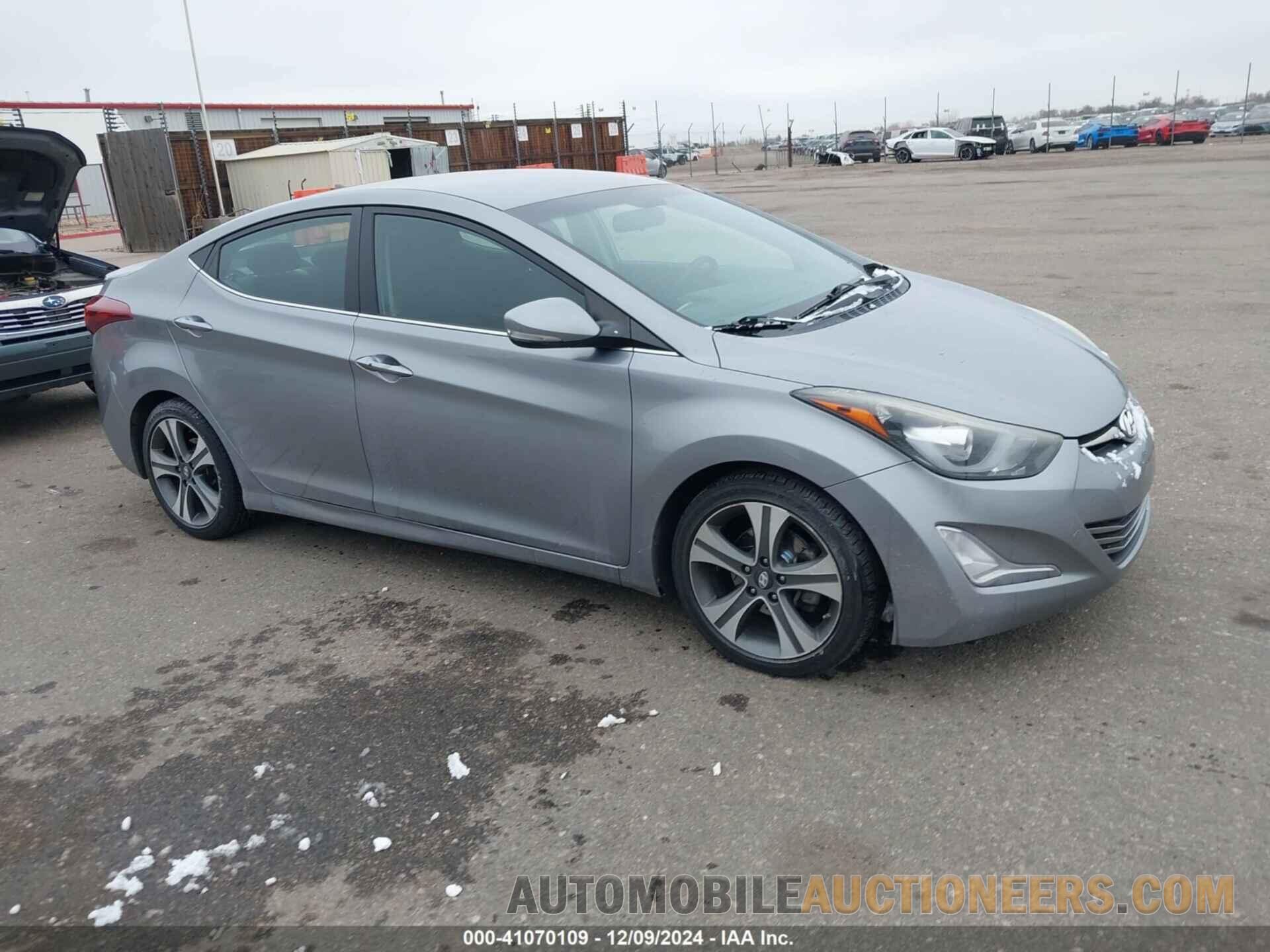 KMHDH4AH9GU522355 HYUNDAI ELANTRA 2016