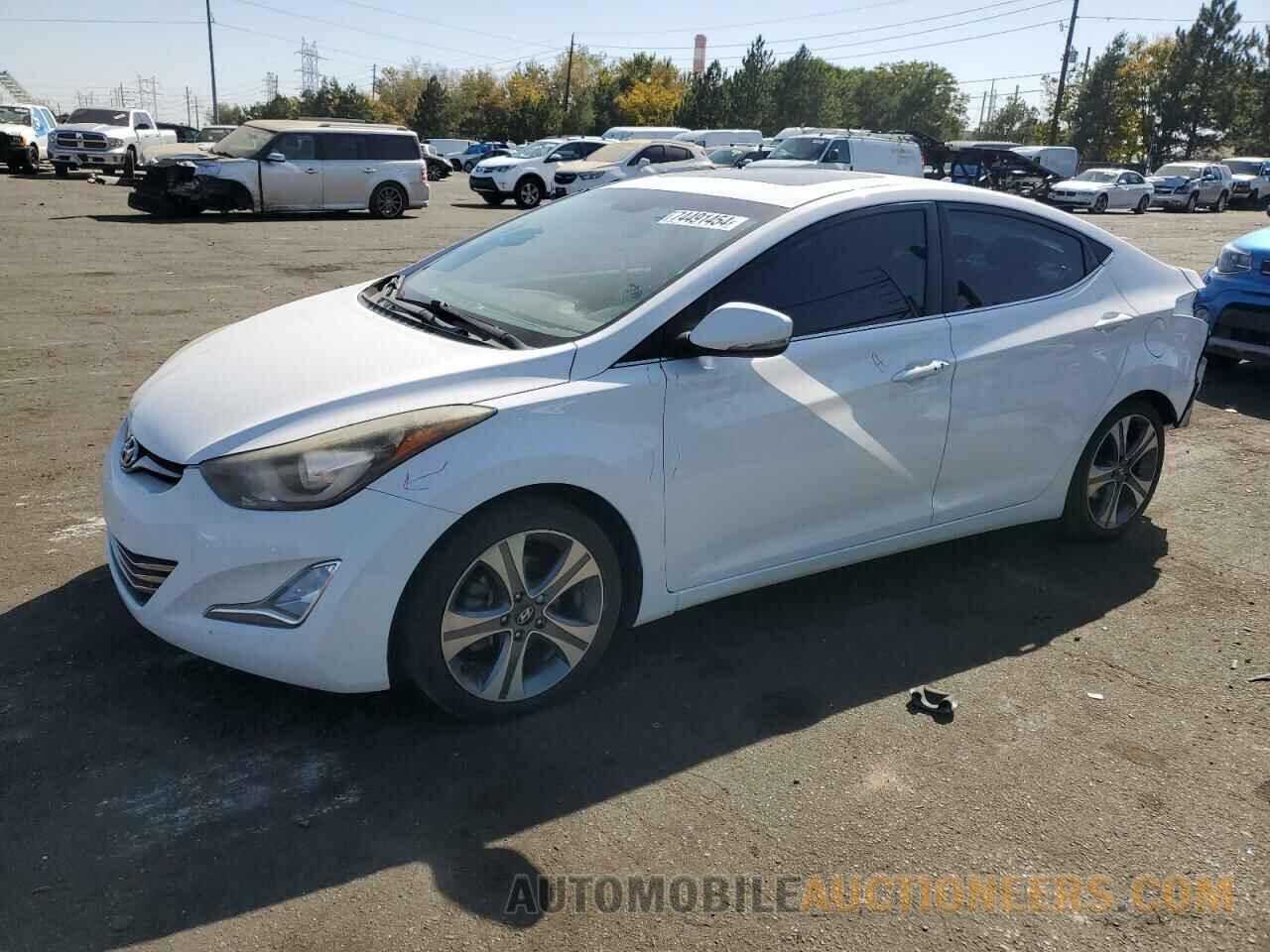 KMHDH4AHXFU391595 HYUNDAI ELANTRA 2015