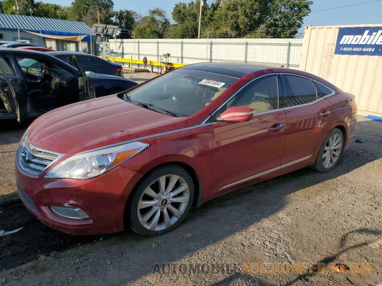 KMHFH4JG4DA206519 HYUNDAI AZERA 2013