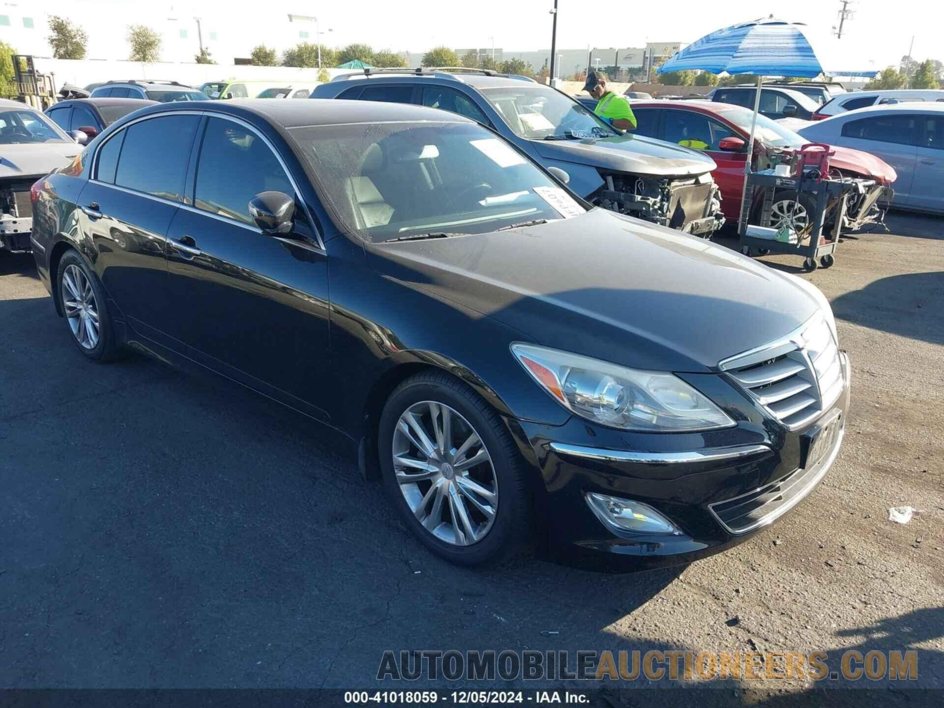 KMHGC4DD0CU201447 HYUNDAI GENESIS 2012