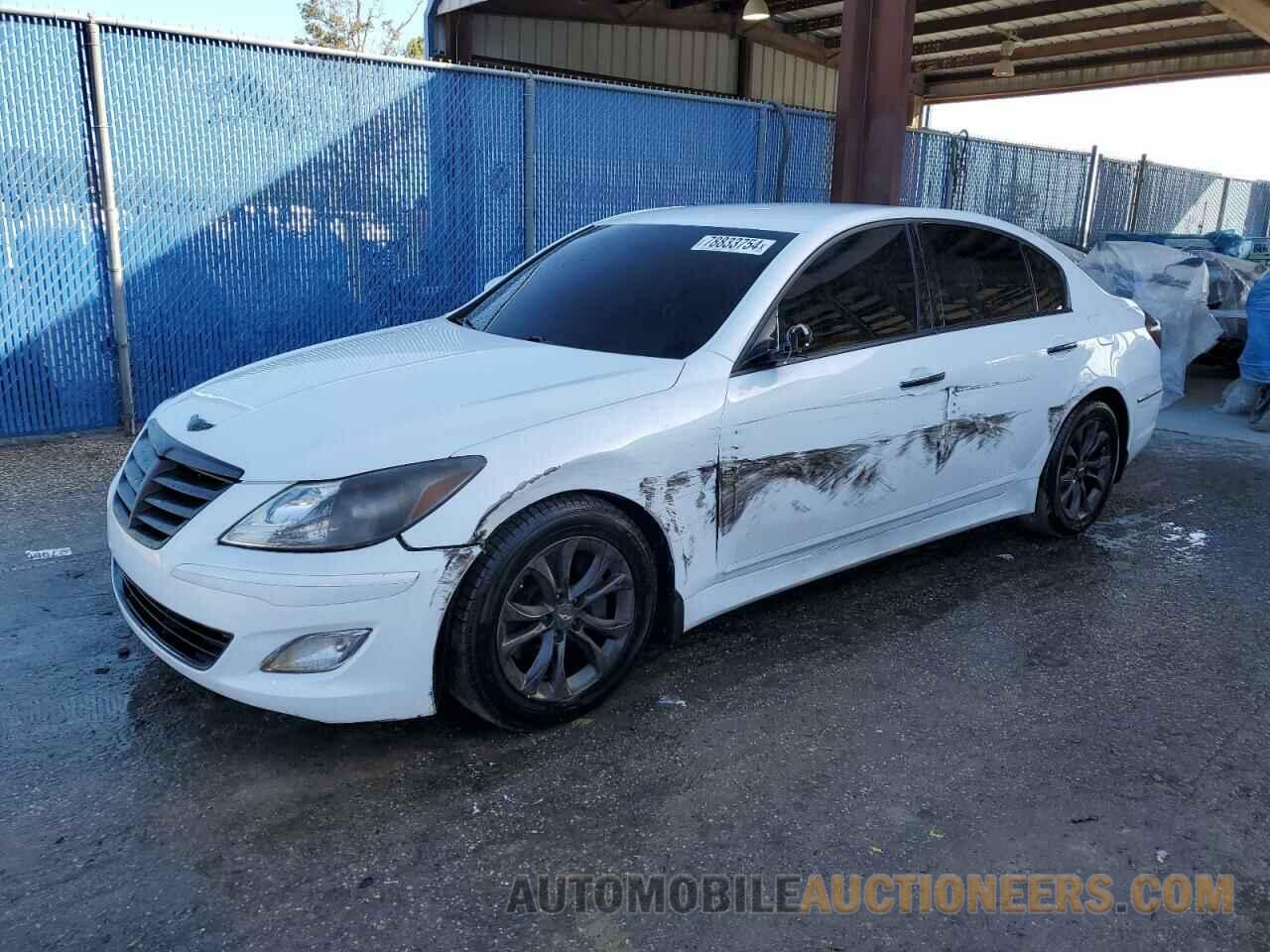 KMHGC4DD1DU258418 HYUNDAI GENESIS 2013