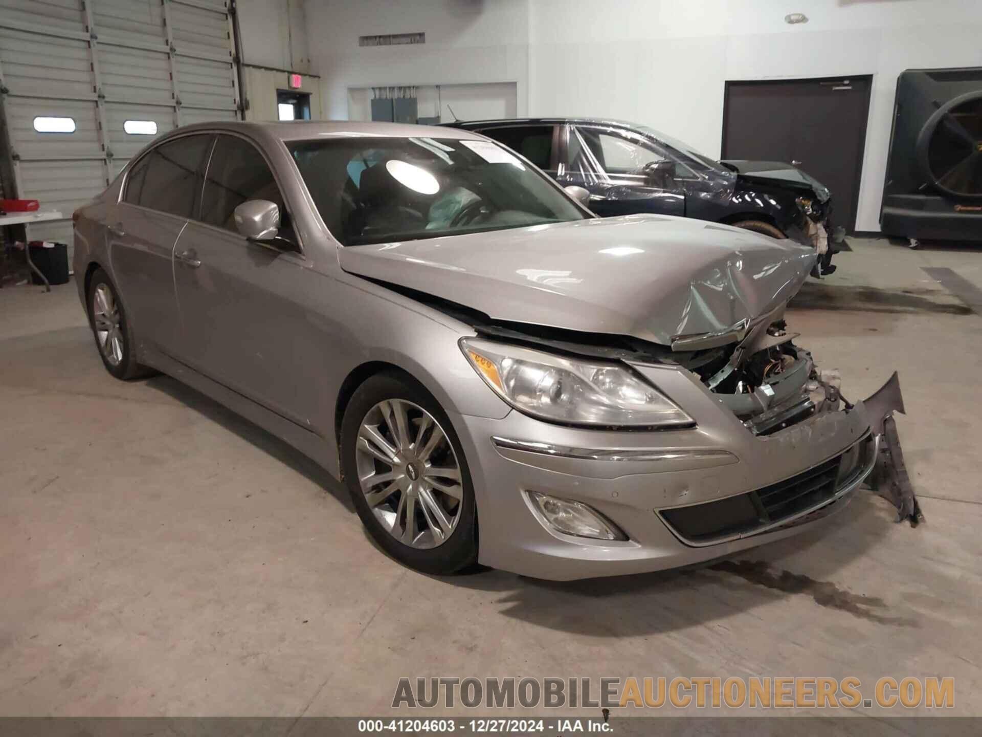 KMHGC4DD2CU158763 HYUNDAI GENESIS 2012