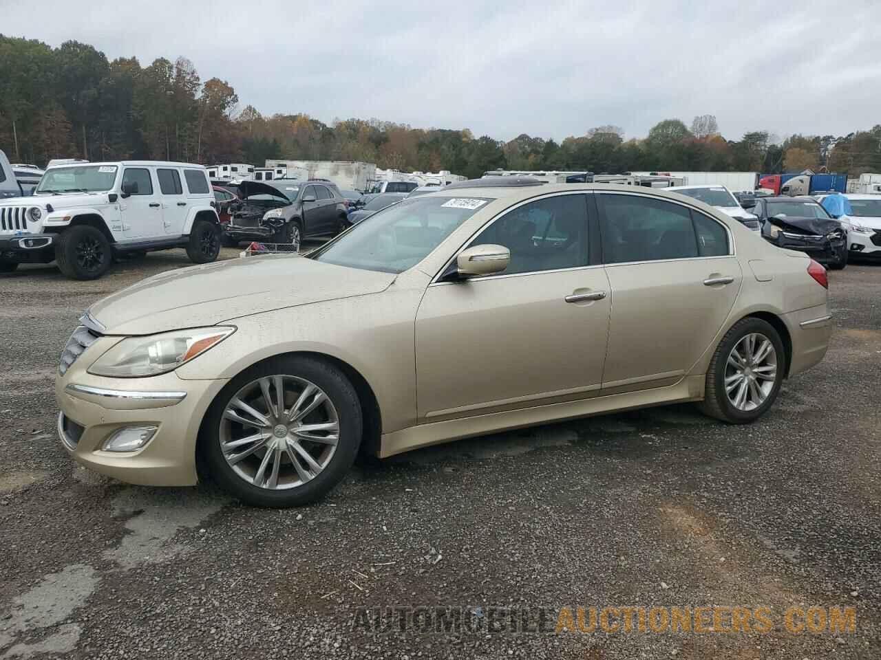 KMHGC4DD2CU185400 HYUNDAI GENESIS 2012