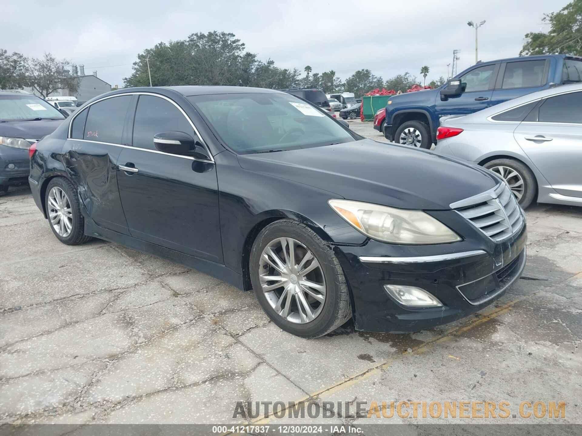 KMHGC4DD2CU206634 HYUNDAI GENESIS 2012