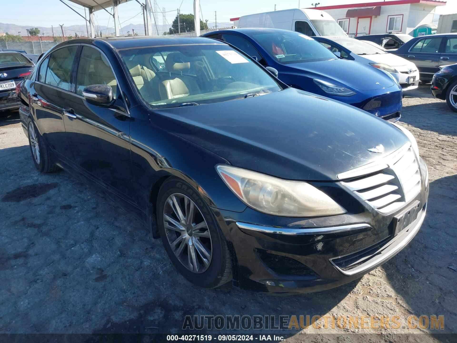 KMHGC4DD4CU185706 HYUNDAI GENESIS 2012