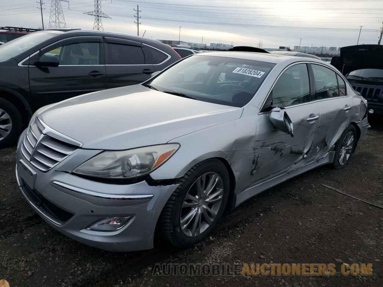 KMHGC4DD4CU190775 HYUNDAI GENESIS 2012