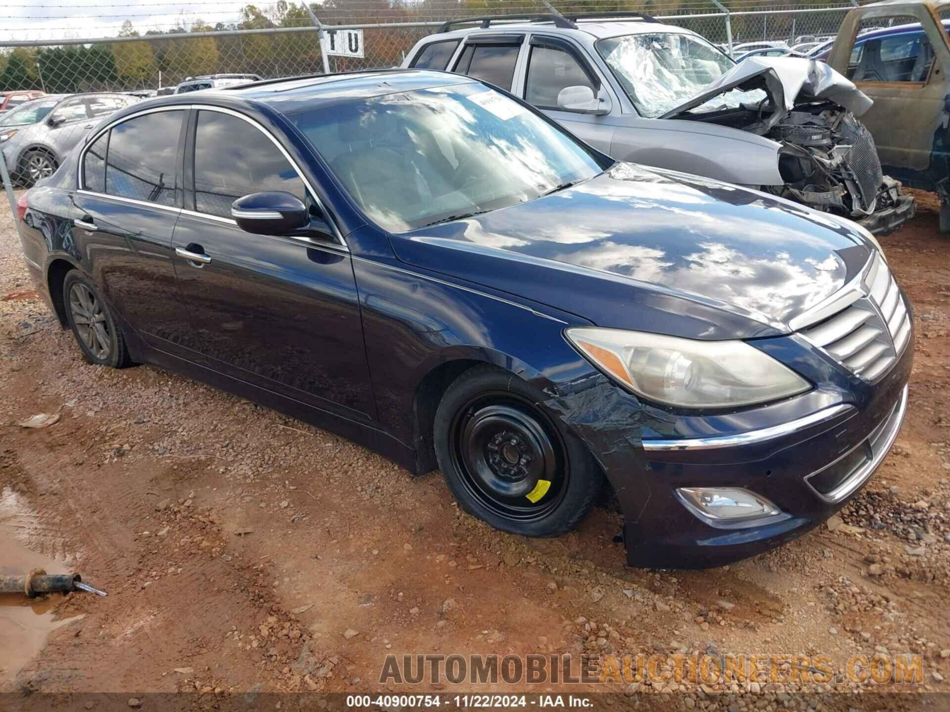 KMHGC4DD6CU204353 HYUNDAI GENESIS 2012