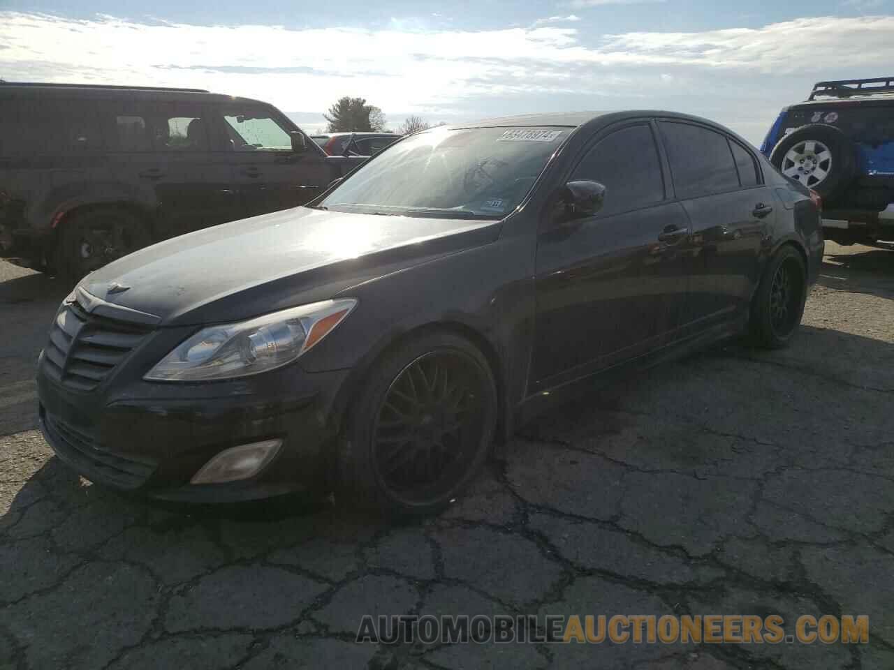 KMHGC4DD7CU151758 HYUNDAI GENESIS 2012