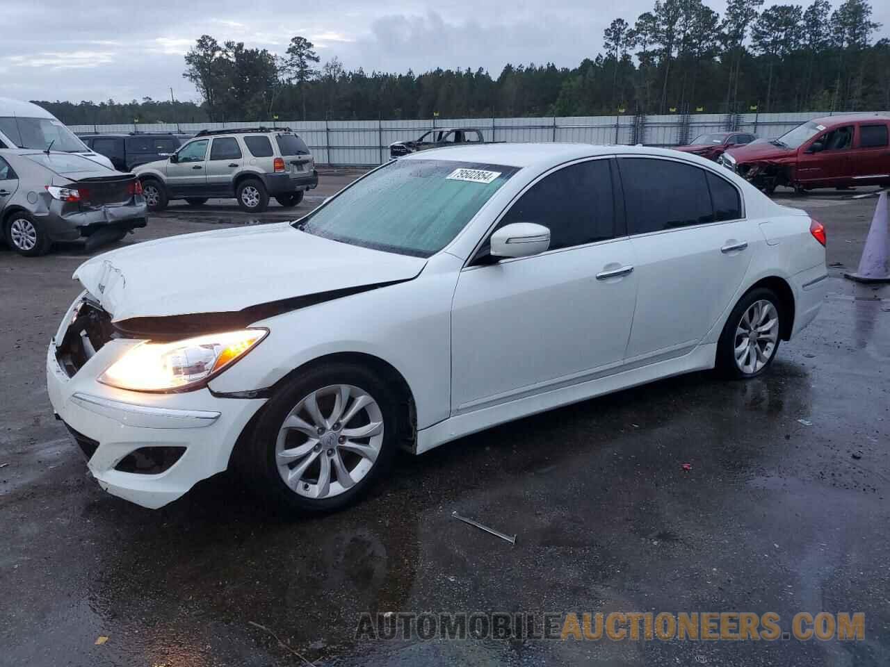 KMHGC4DD7CU207665 HYUNDAI GENESIS 2012