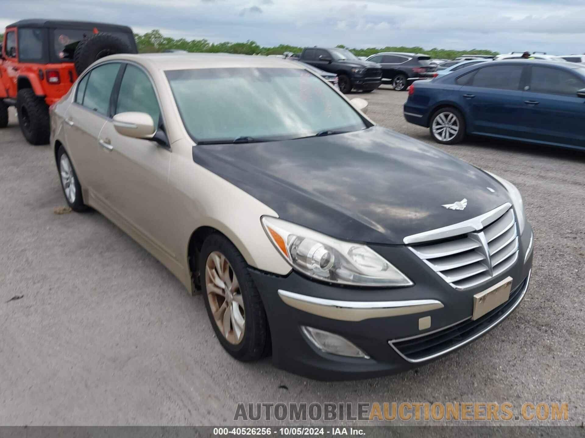 KMHGC4DD8CU167130 HYUNDAI GENESIS 2012