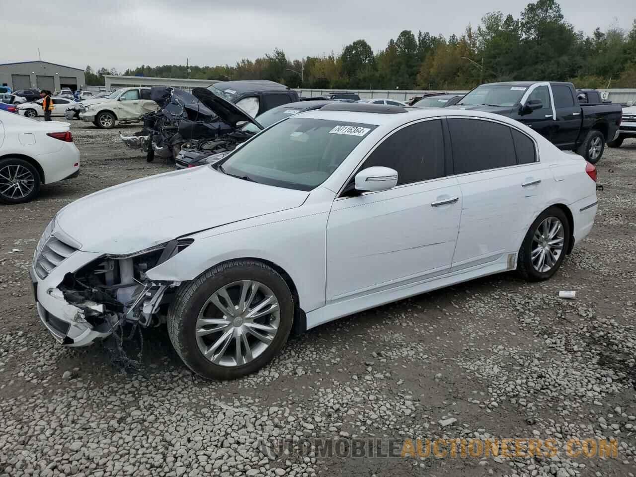 KMHGC4DD8EU264993 HYUNDAI GENESIS 2014