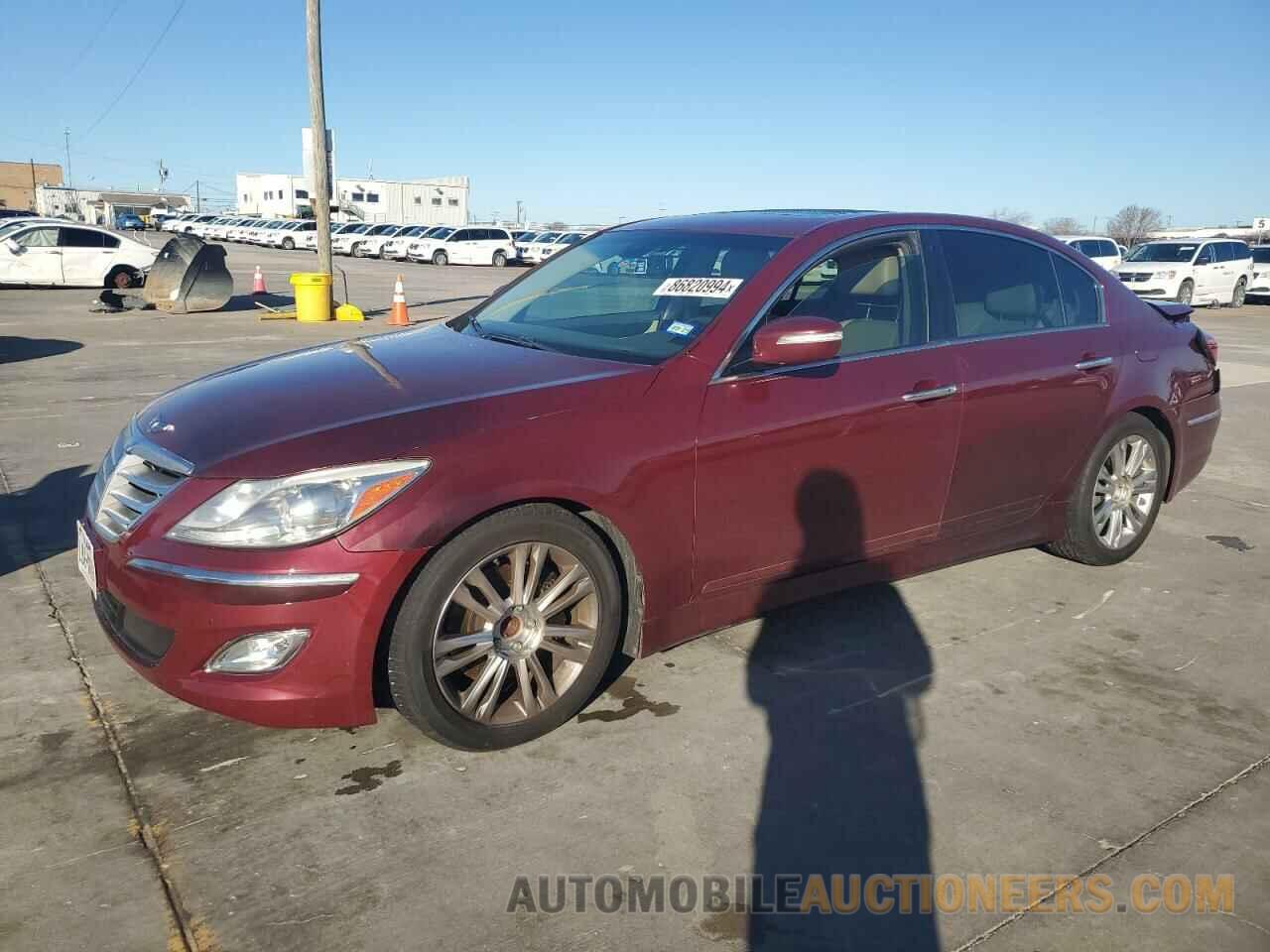 KMHGC4DD9CU173485 HYUNDAI GENESIS 2012