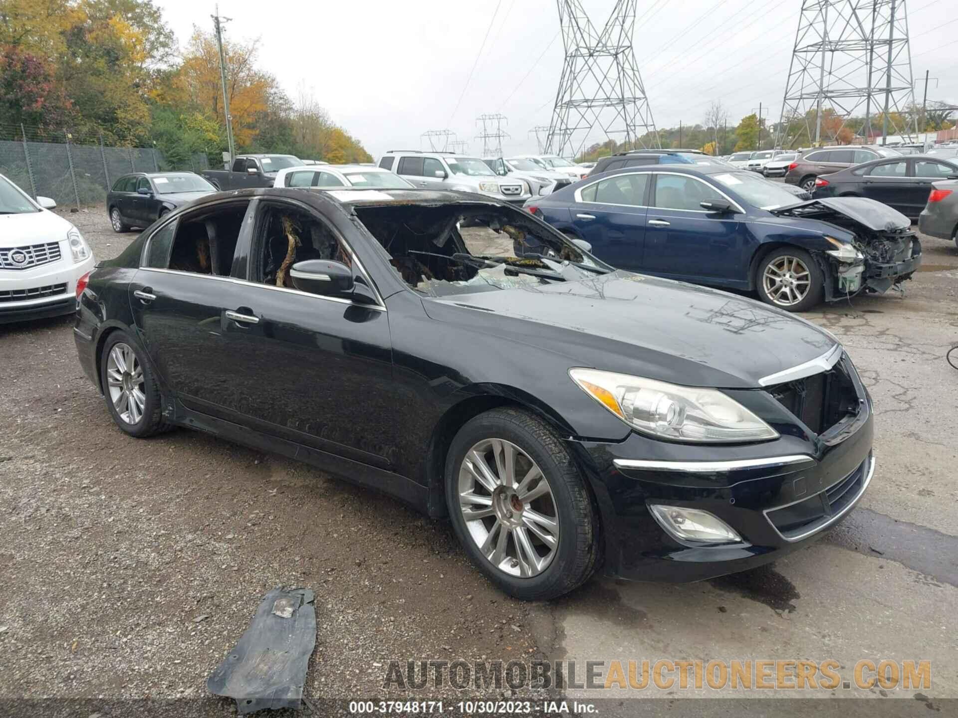 KMHGC4DD9CU173504 HYUNDAI GENESIS 2012