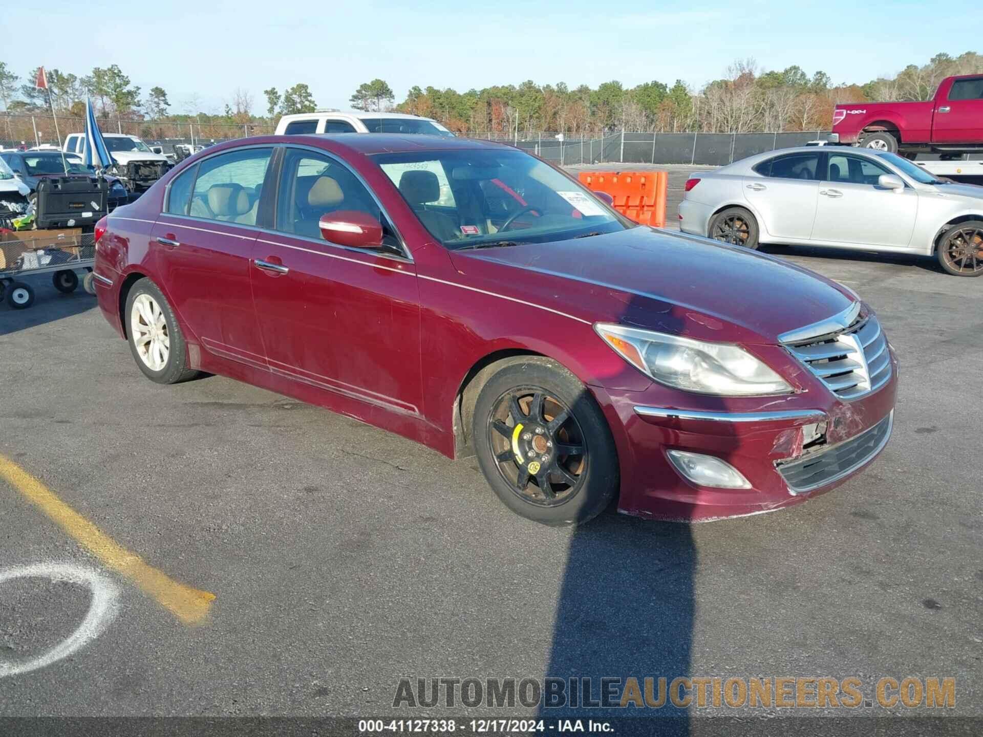 KMHGC4DD9CU177133 HYUNDAI GENESIS 2012