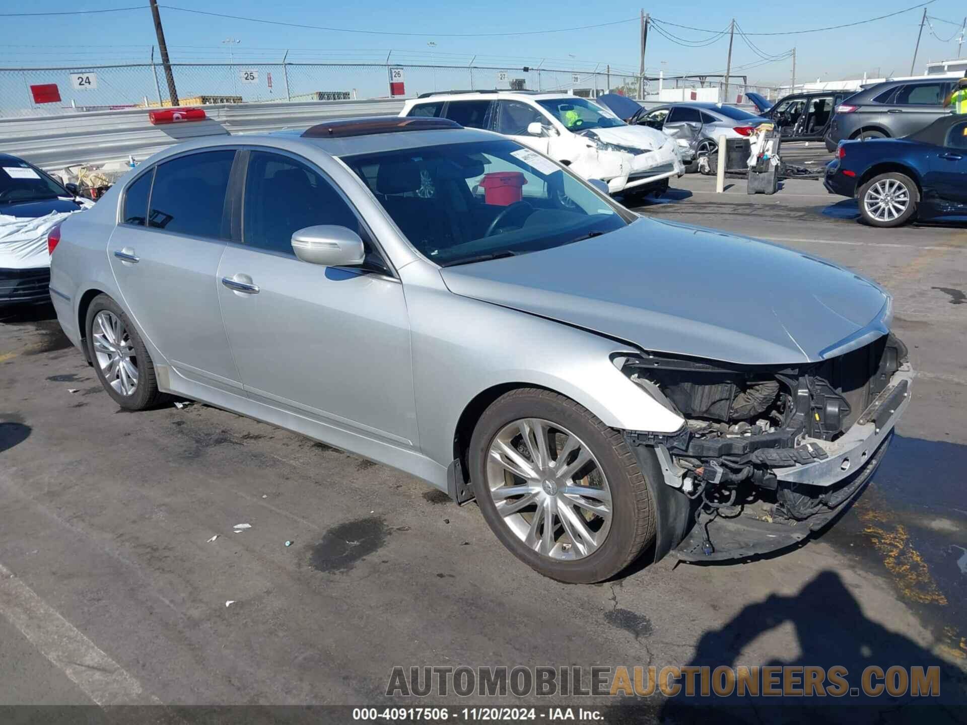 KMHGC4DD9CU207814 HYUNDAI GENESIS 2012