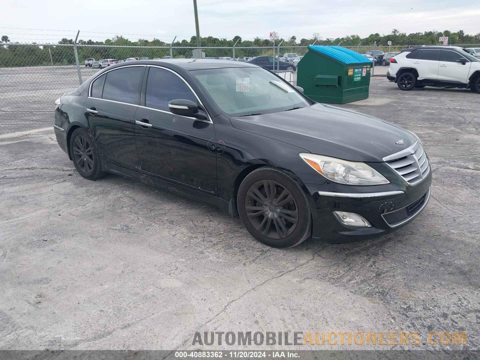 KMHGC4DDXDU240306 HYUNDAI GENESIS 2013