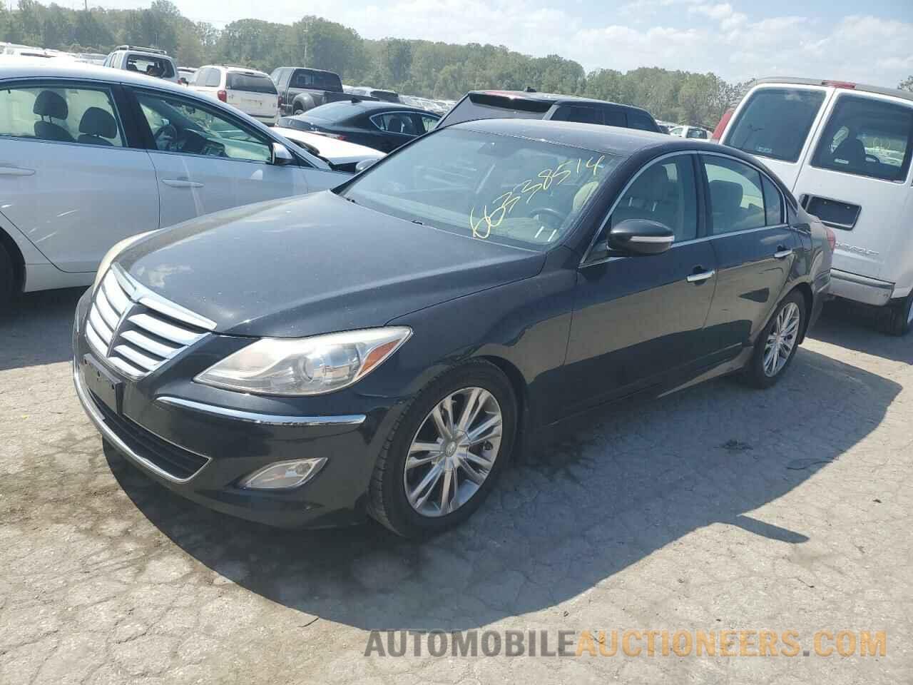 KMHGC4DDXEU263893 HYUNDAI GENESIS 2014