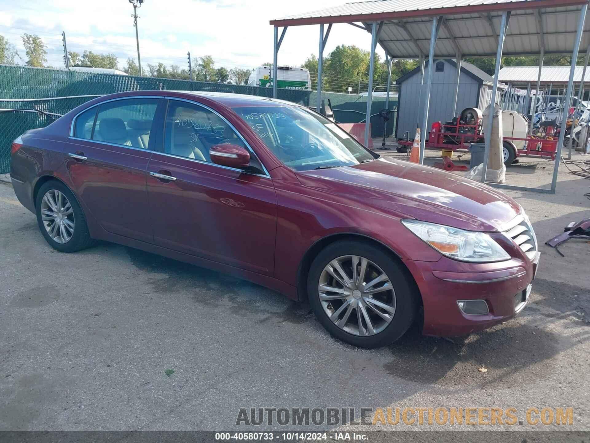 KMHGC4DE5BU122461 HYUNDAI GENESIS 2011