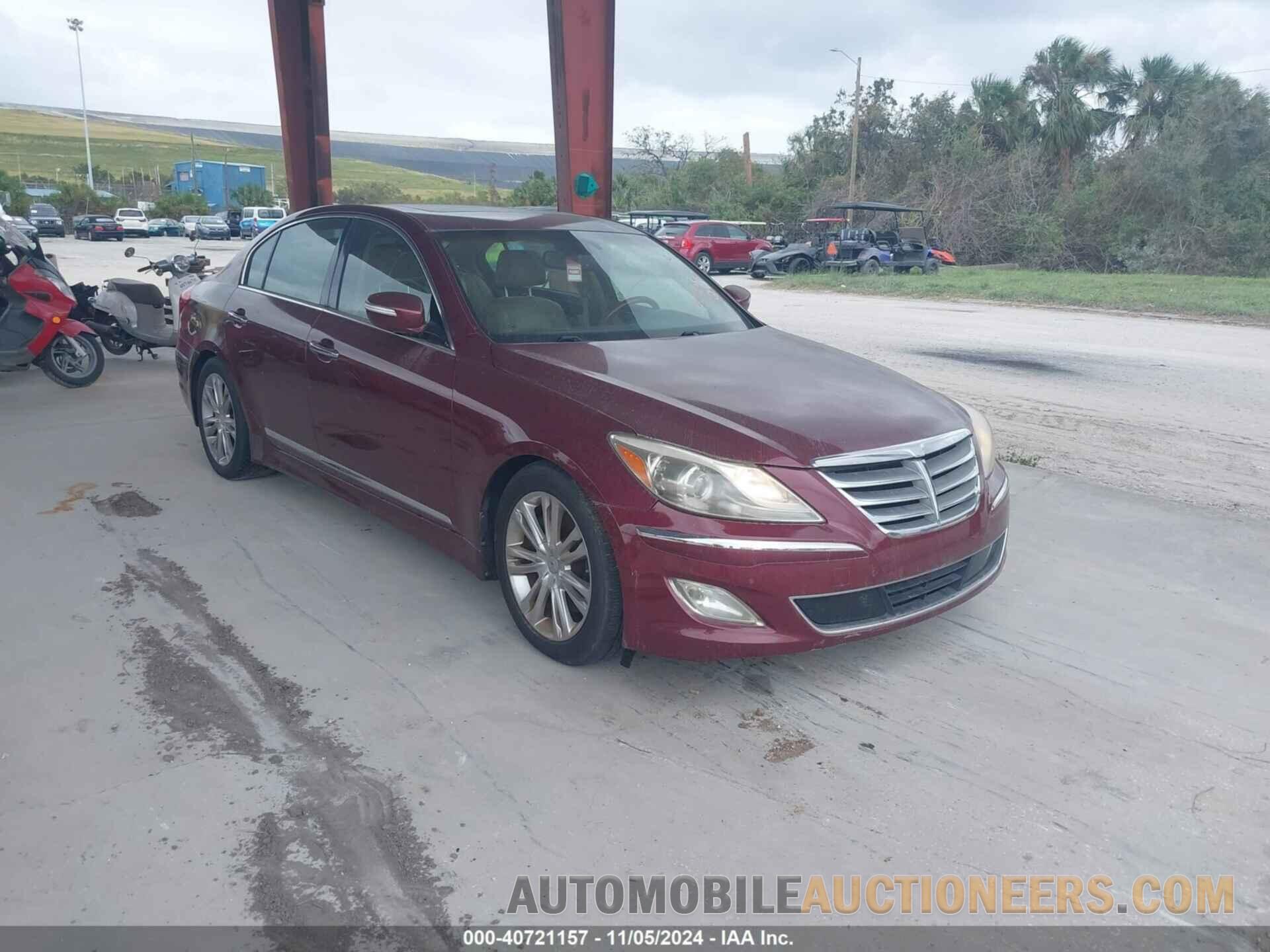 KMHGC4DF0CU178897 HYUNDAI GENESIS 2012