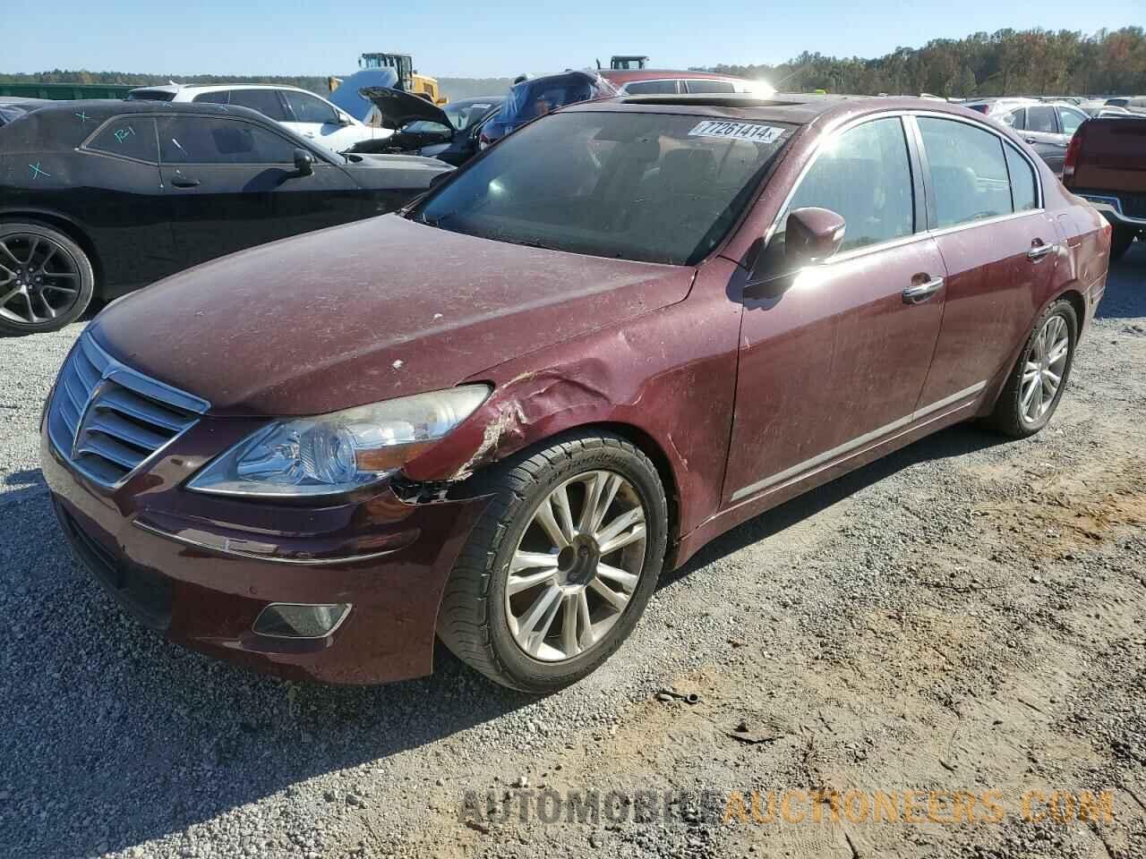 KMHGC4DF5BU126308 HYUNDAI GENESIS 2011