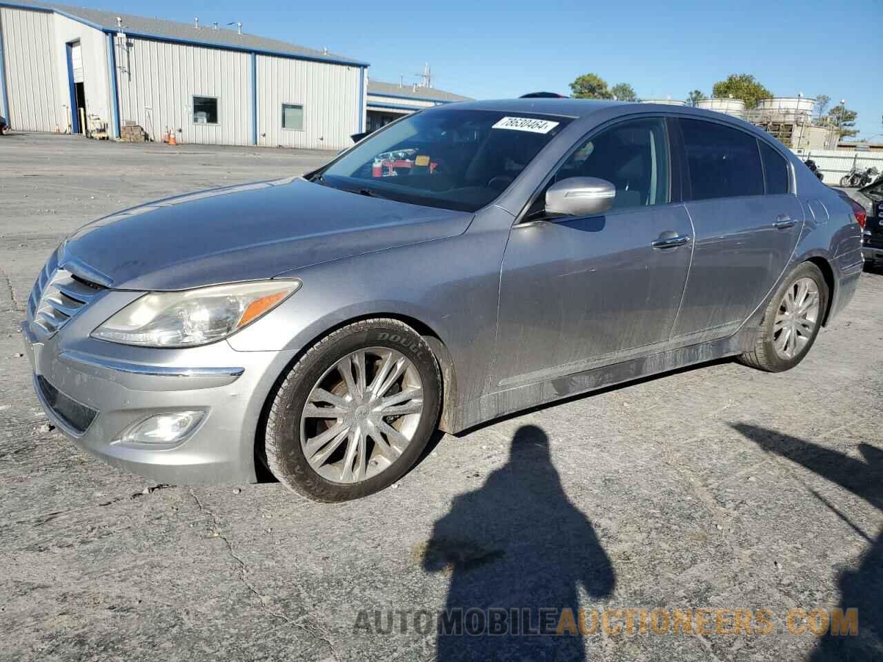 KMHGC4DF6CU206847 HYUNDAI GENESIS 2012