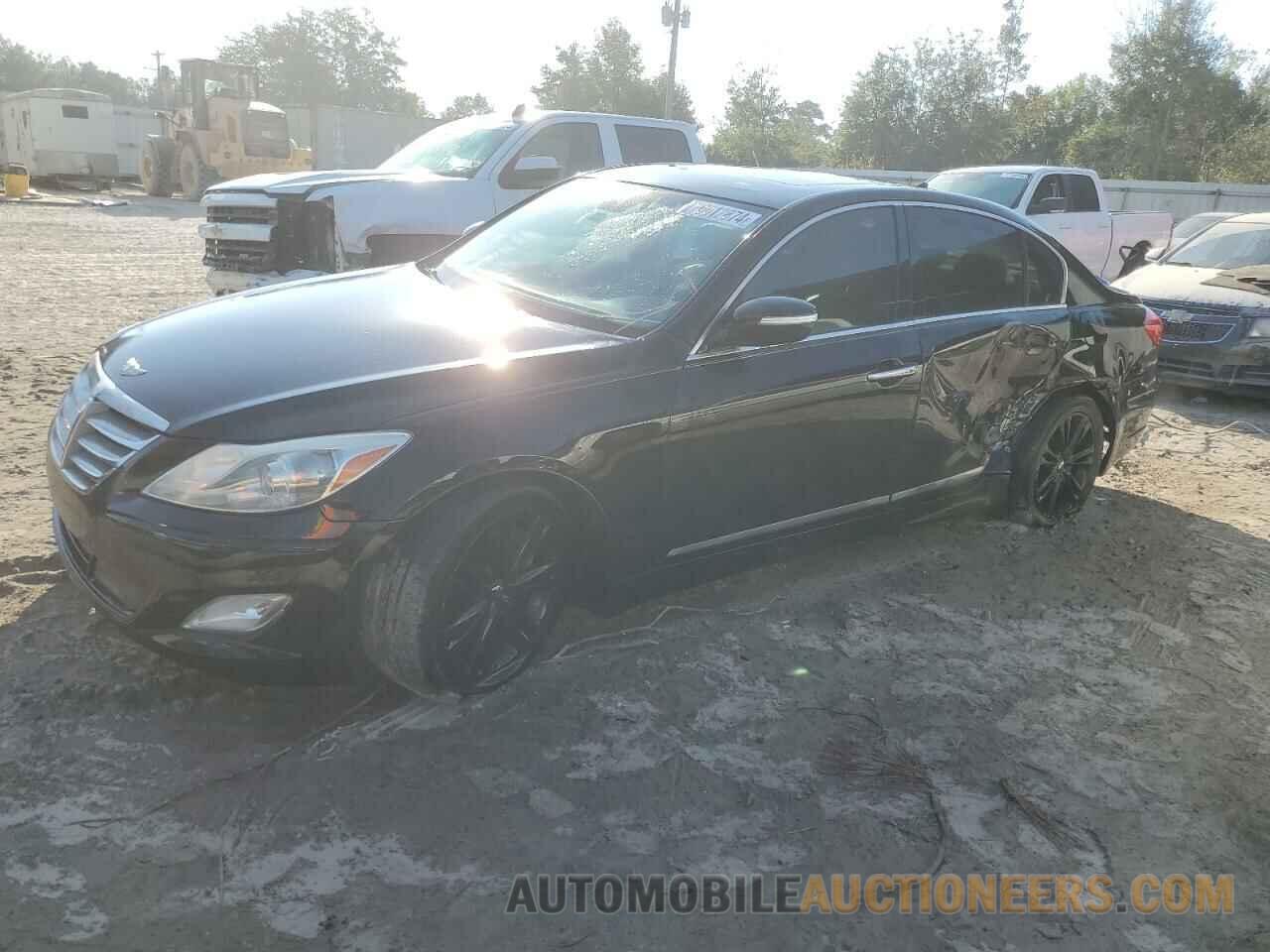 KMHGC4DF9CU208219 HYUNDAI GENESIS 2012