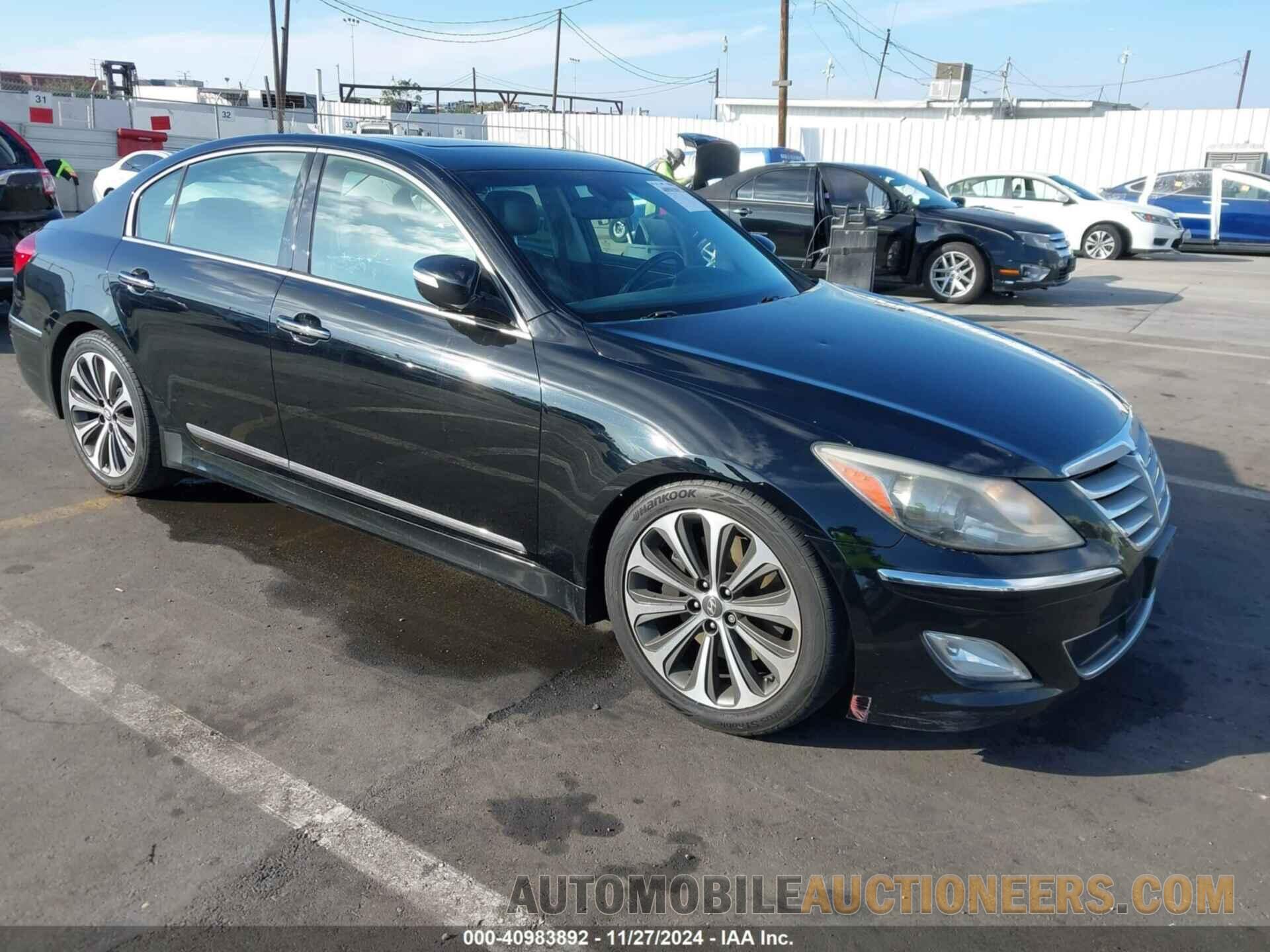 KMHGC4DH1CU200052 HYUNDAI GENESIS 2012