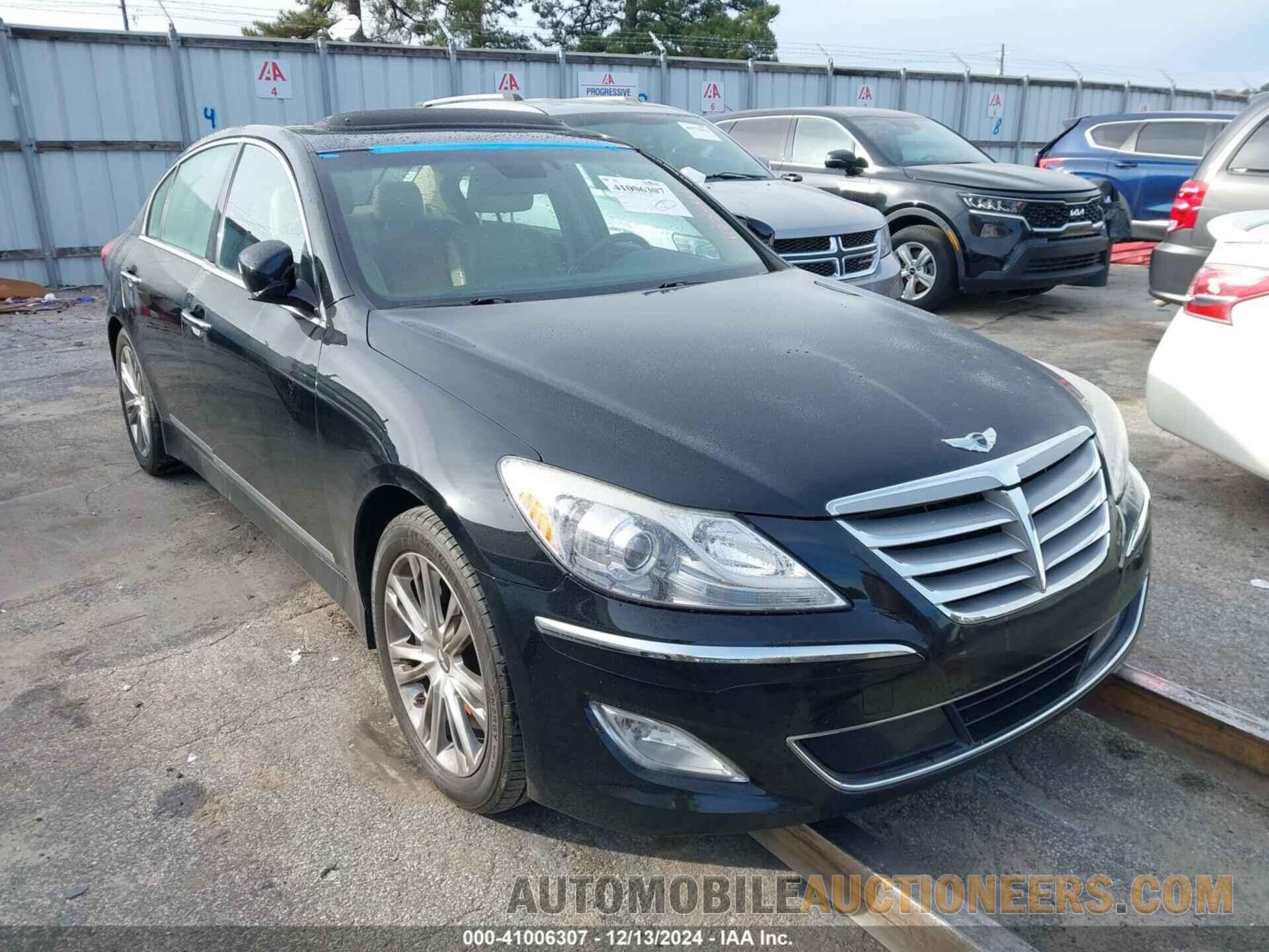 KMHGC4DH3CU185411 HYUNDAI GENESIS 2012