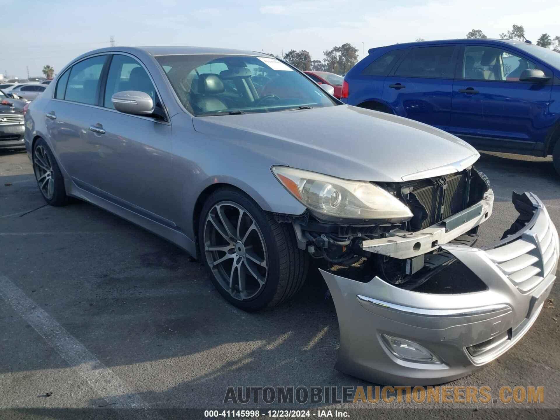 KMHGC4DH3CU186221 HYUNDAI GENESIS 2012