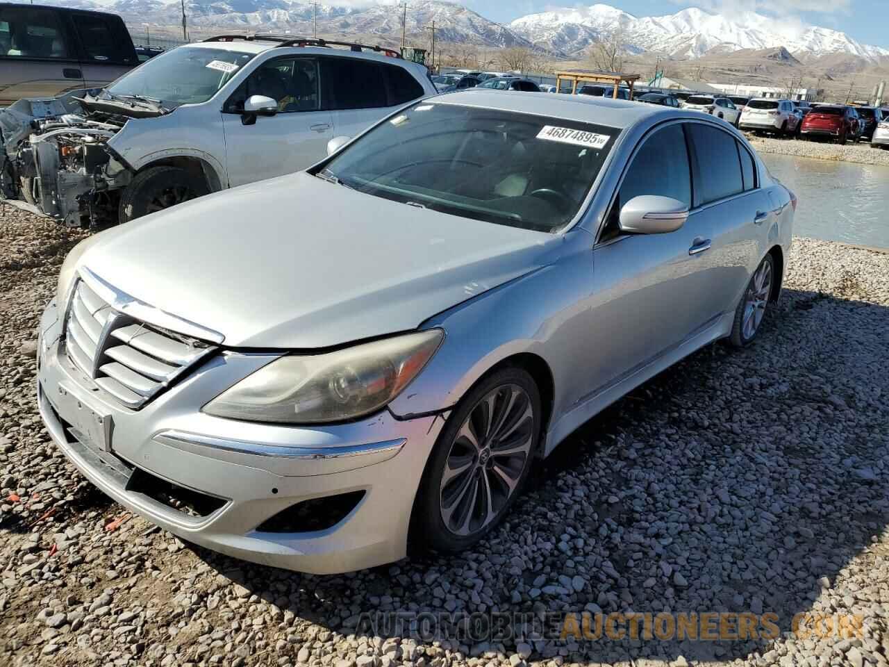 KMHGC4DH8CU162139 HYUNDAI GENESIS 2012