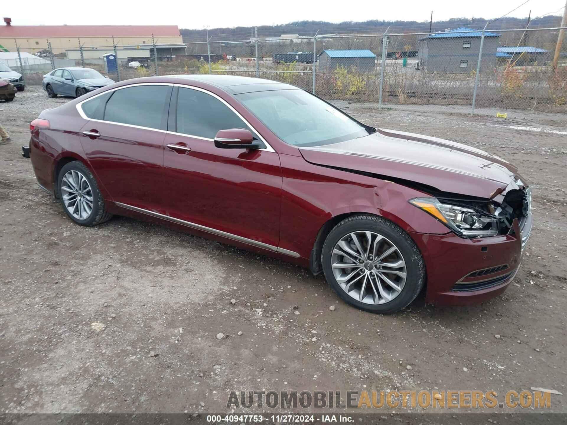 KMHGN4JE0FU033448 HYUNDAI GENESIS 2015