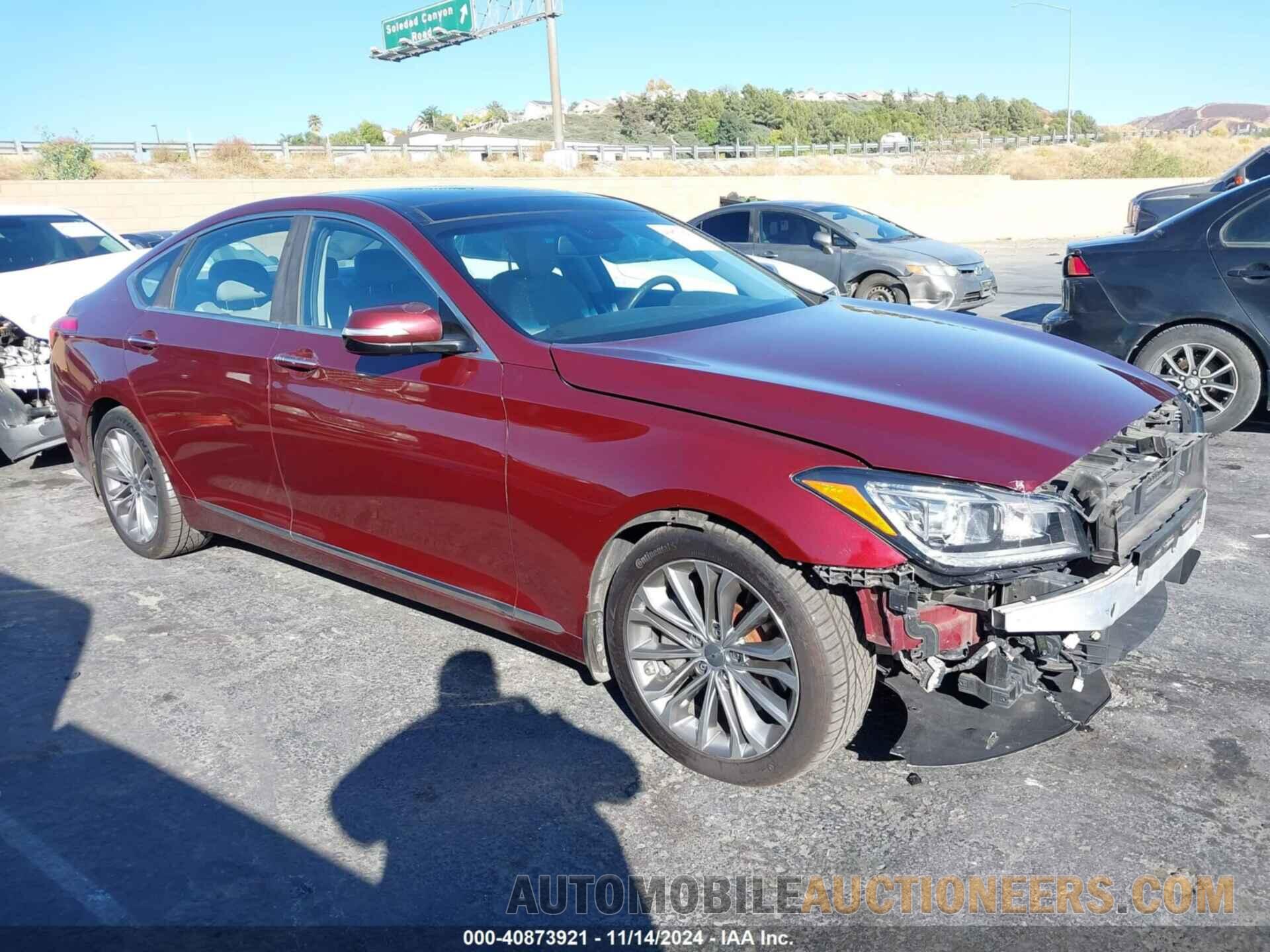 KMHGN4JE4GU117452 HYUNDAI GENESIS 2016