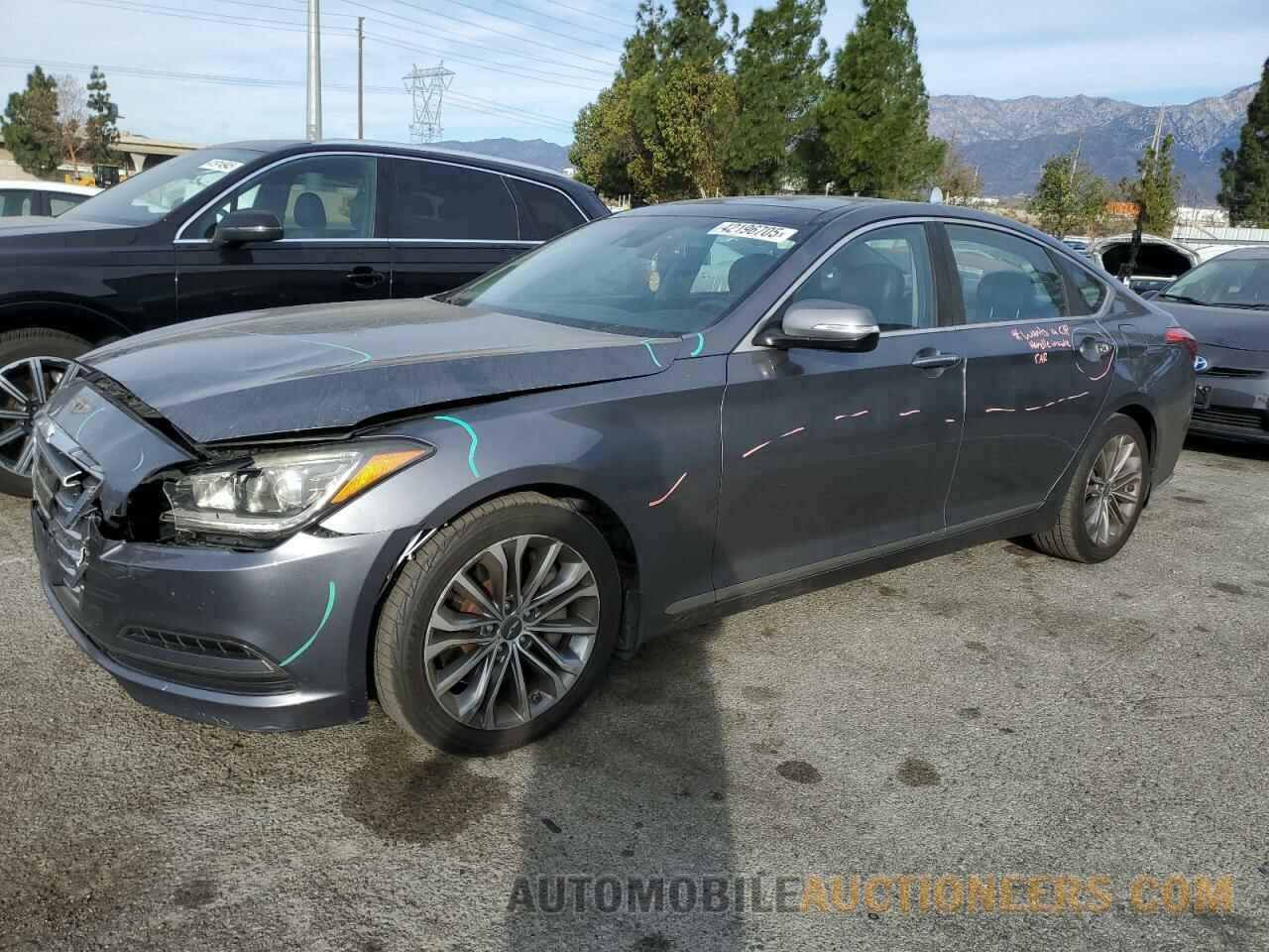 KMHGN4JE8FU091050 HYUNDAI GENESIS 2015