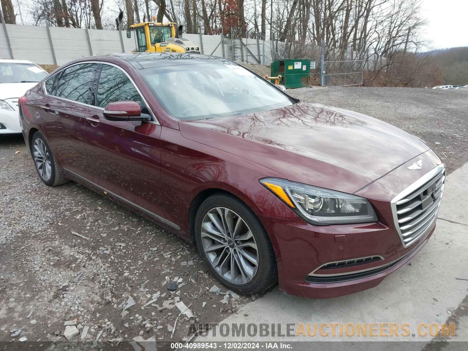 KMHGN4JE9FU102511 HYUNDAI GENESIS 2015