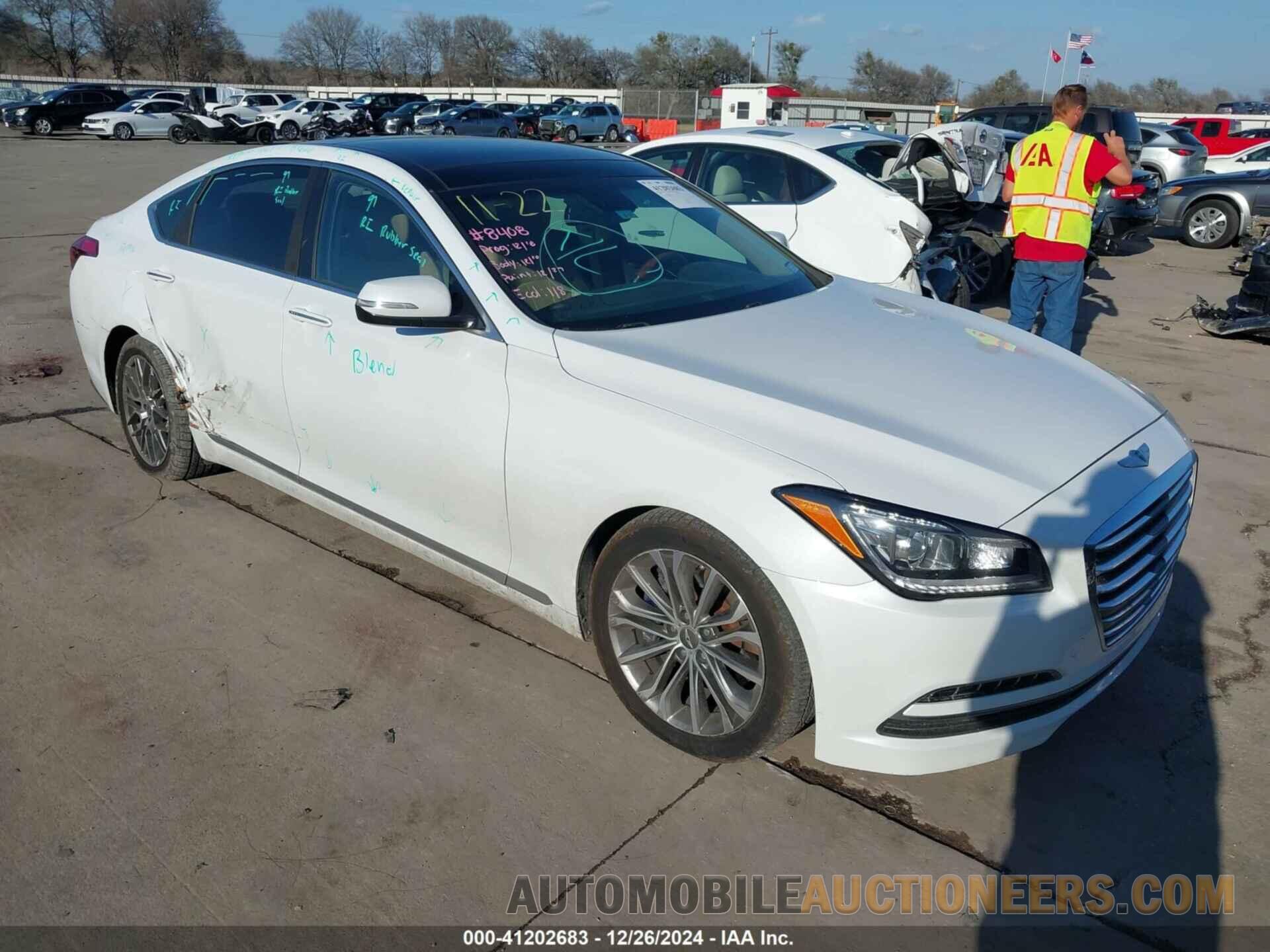 KMHGN4JEXFU040102 HYUNDAI GENESIS 2015