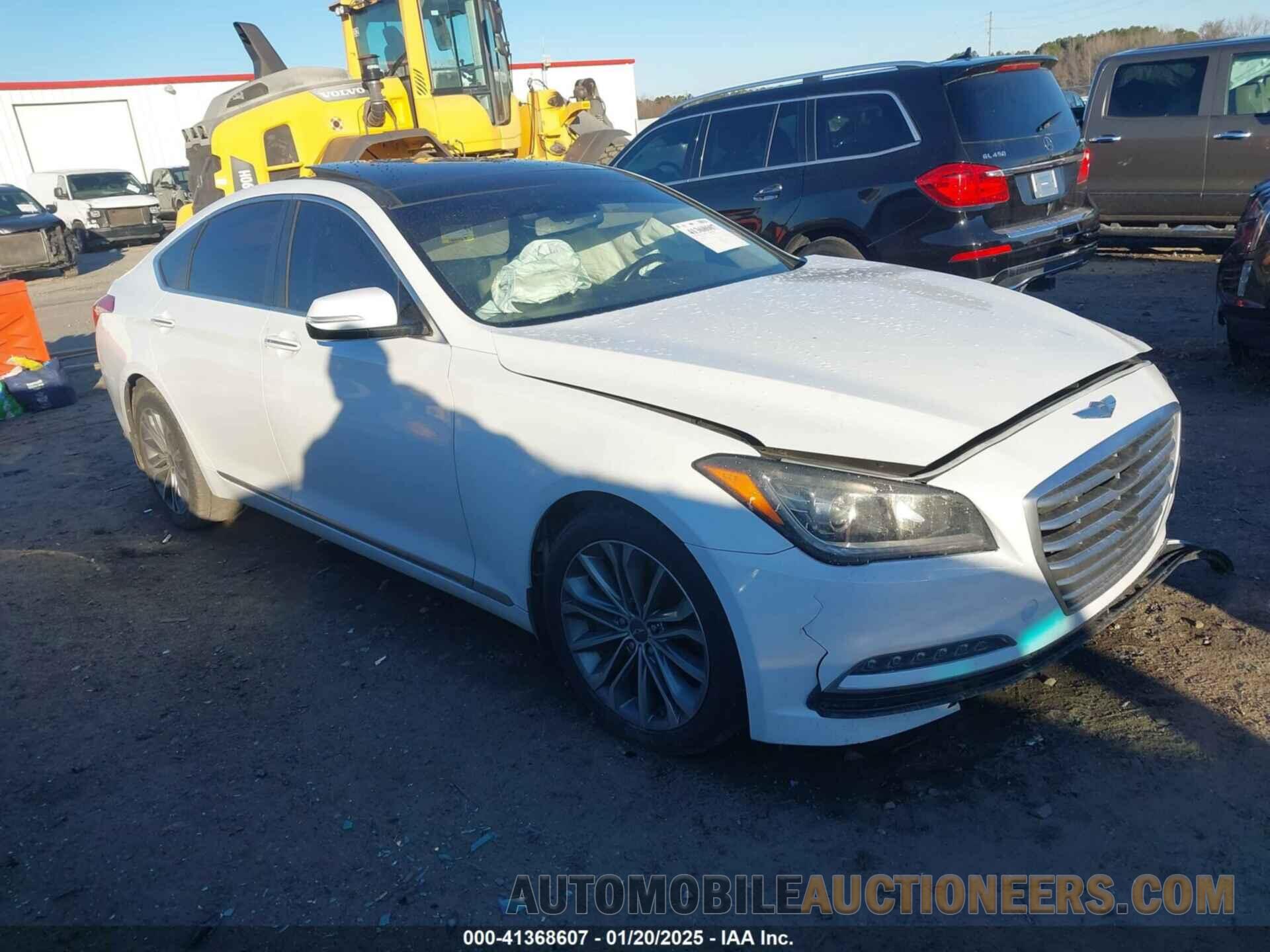 KMHGN4JEXGU118461 HYUNDAI GENESIS 2016