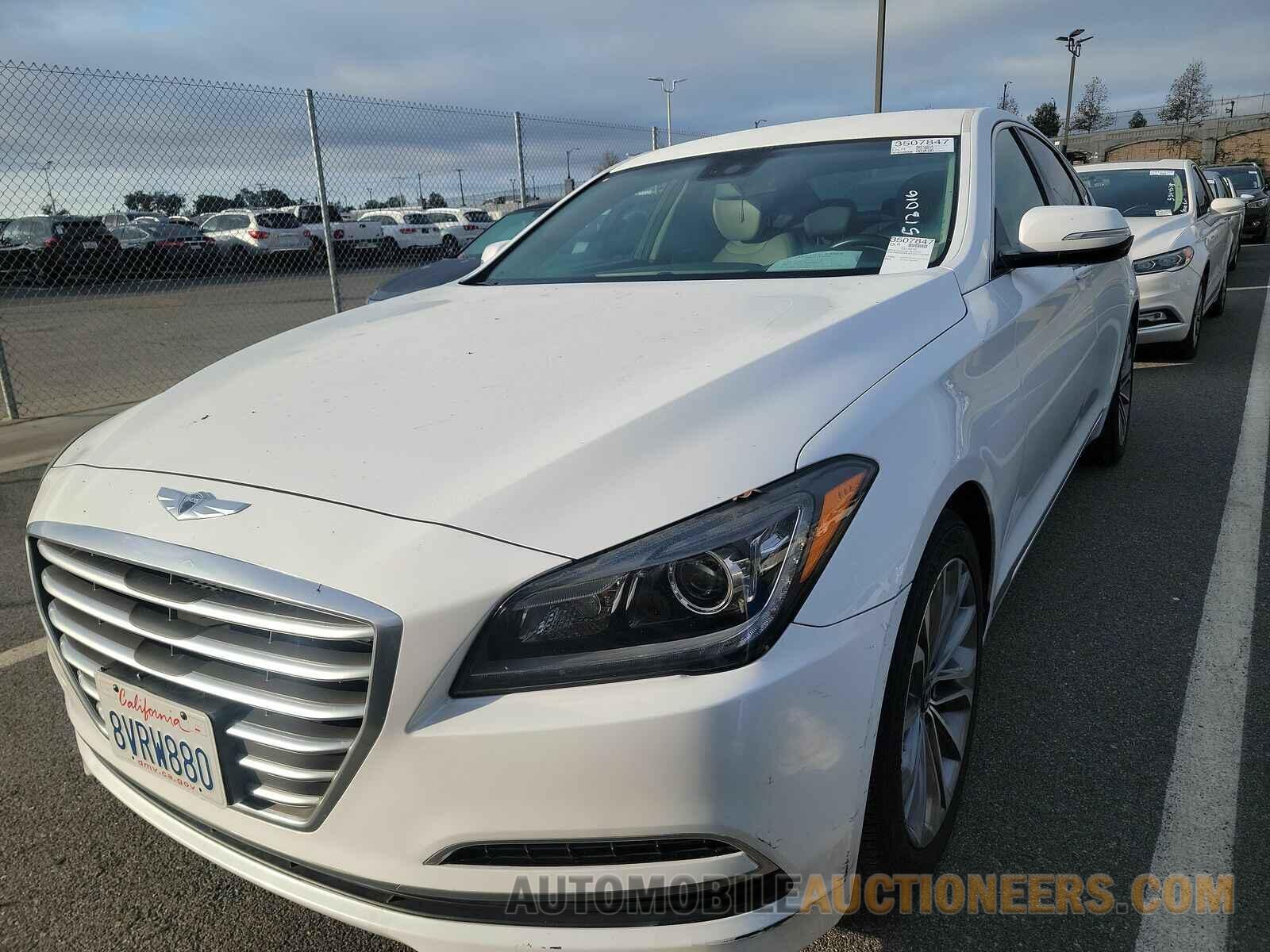 KMHGN4JEXGU119352 Hyundai Genesis 2016