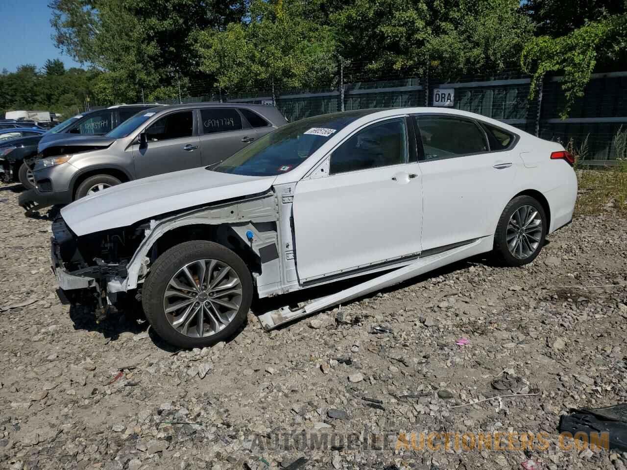 KMHGN4JEXGU126835 HYUNDAI GENESIS 2016