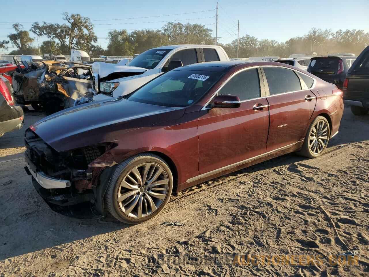 KMHGN4JF2FU035923 HYUNDAI GENESIS 2015