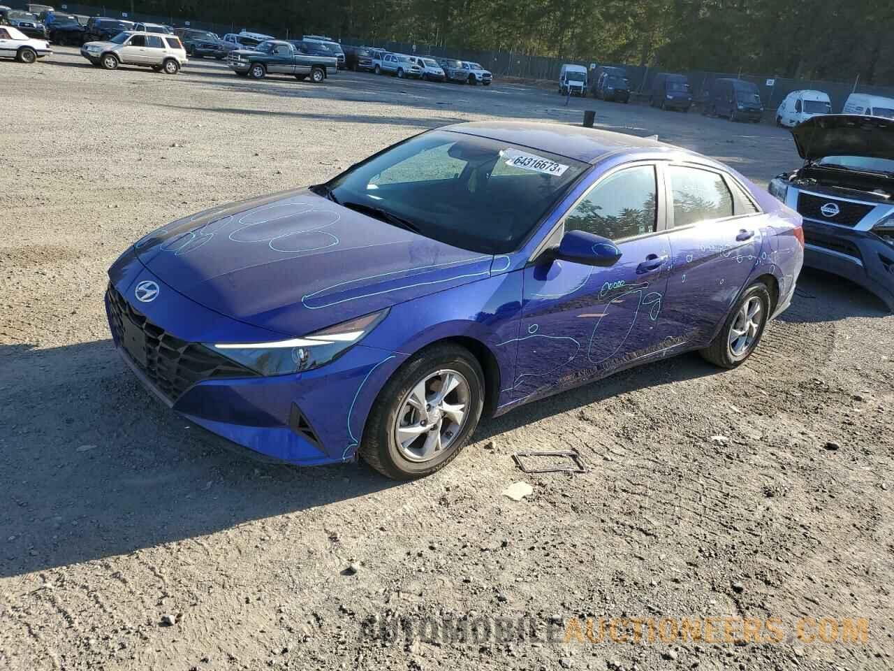 KMHLL4AGXMU147041 HYUNDAI ELANTRA 2021