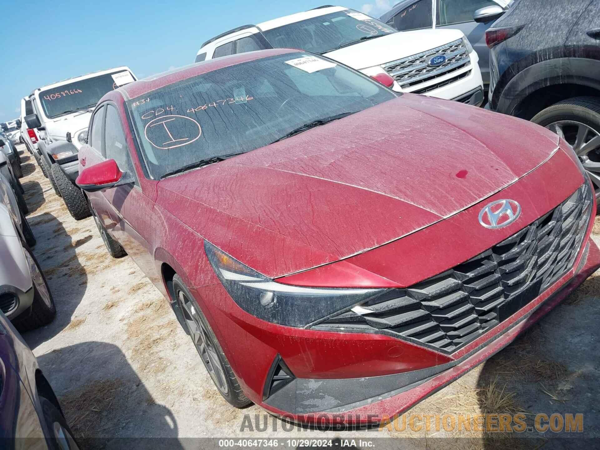 KMHLN4AJ1MU006641 HYUNDAI ELANTRA HYBRID 2021