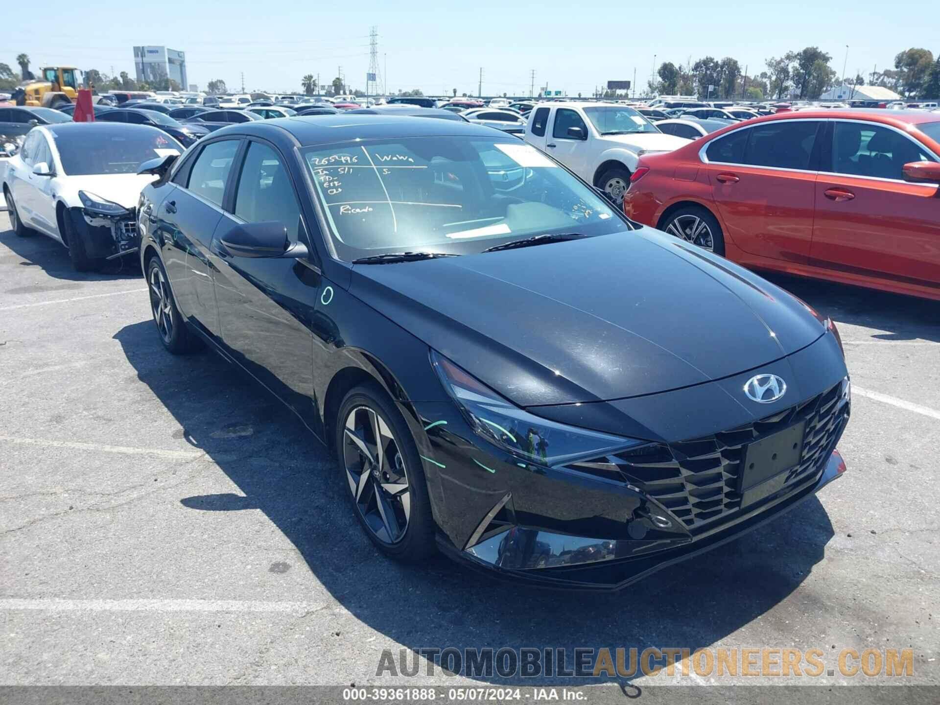 KMHLN4AJ5NU015263 HYUNDAI ELANTRA HYBRID 2022