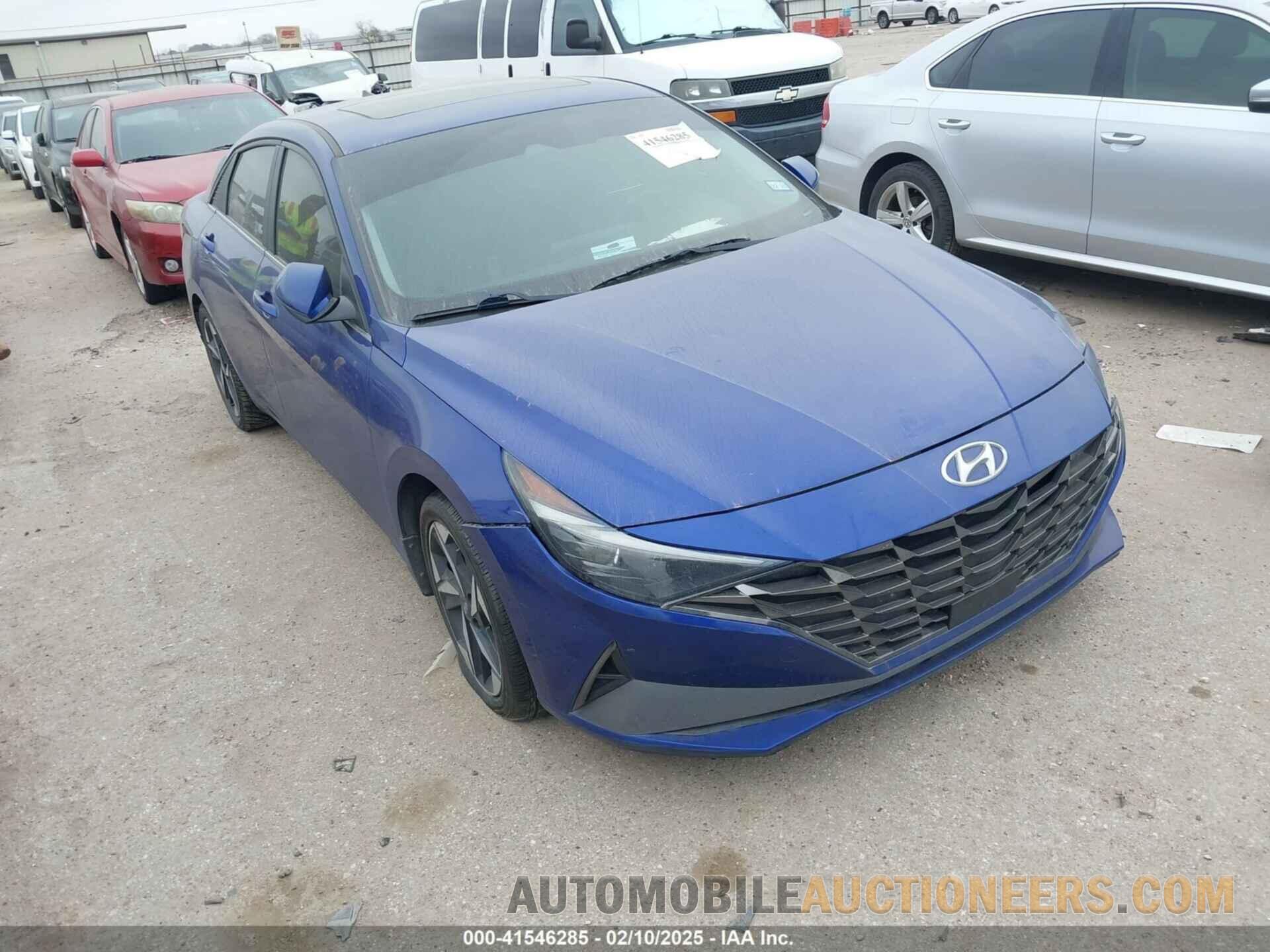 KMHLN4AJ7NU015152 HYUNDAI ELANTRA HYBRID 2022