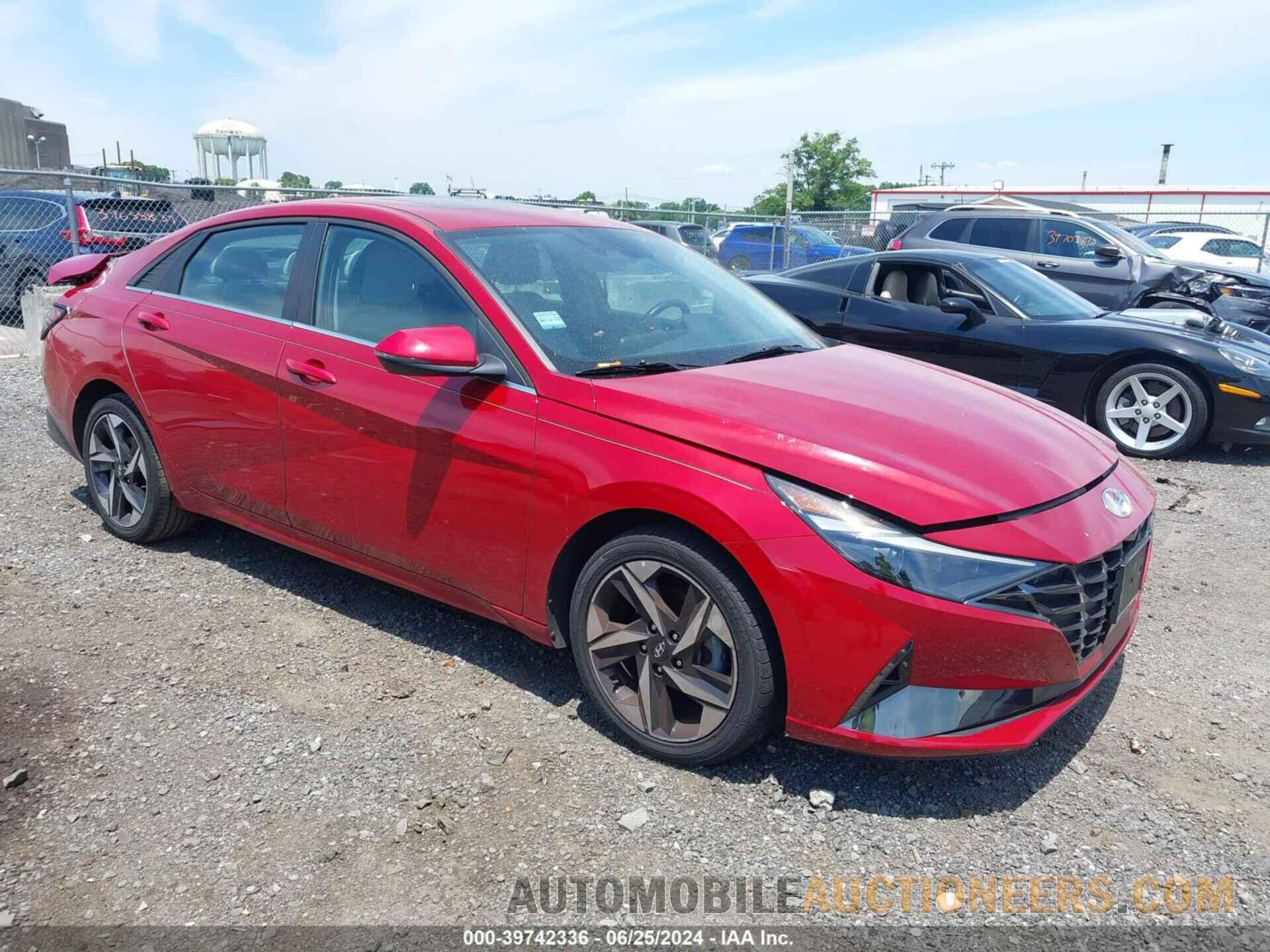 KMHLN4AJ7NU032291 HYUNDAI ELANTRA HYBRID 2022