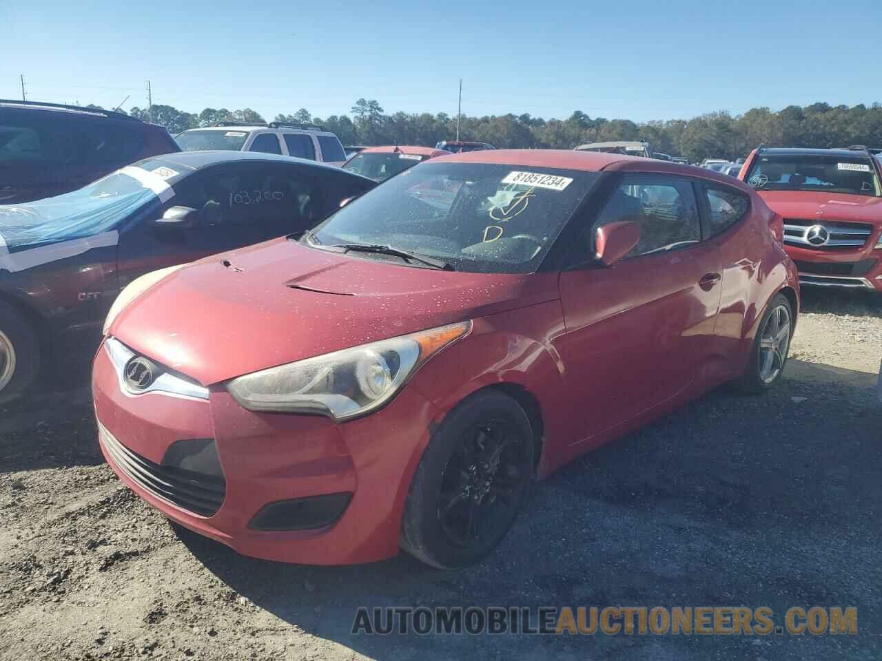 KMHTC6AD1CU036717 HYUNDAI VELOSTER 2012