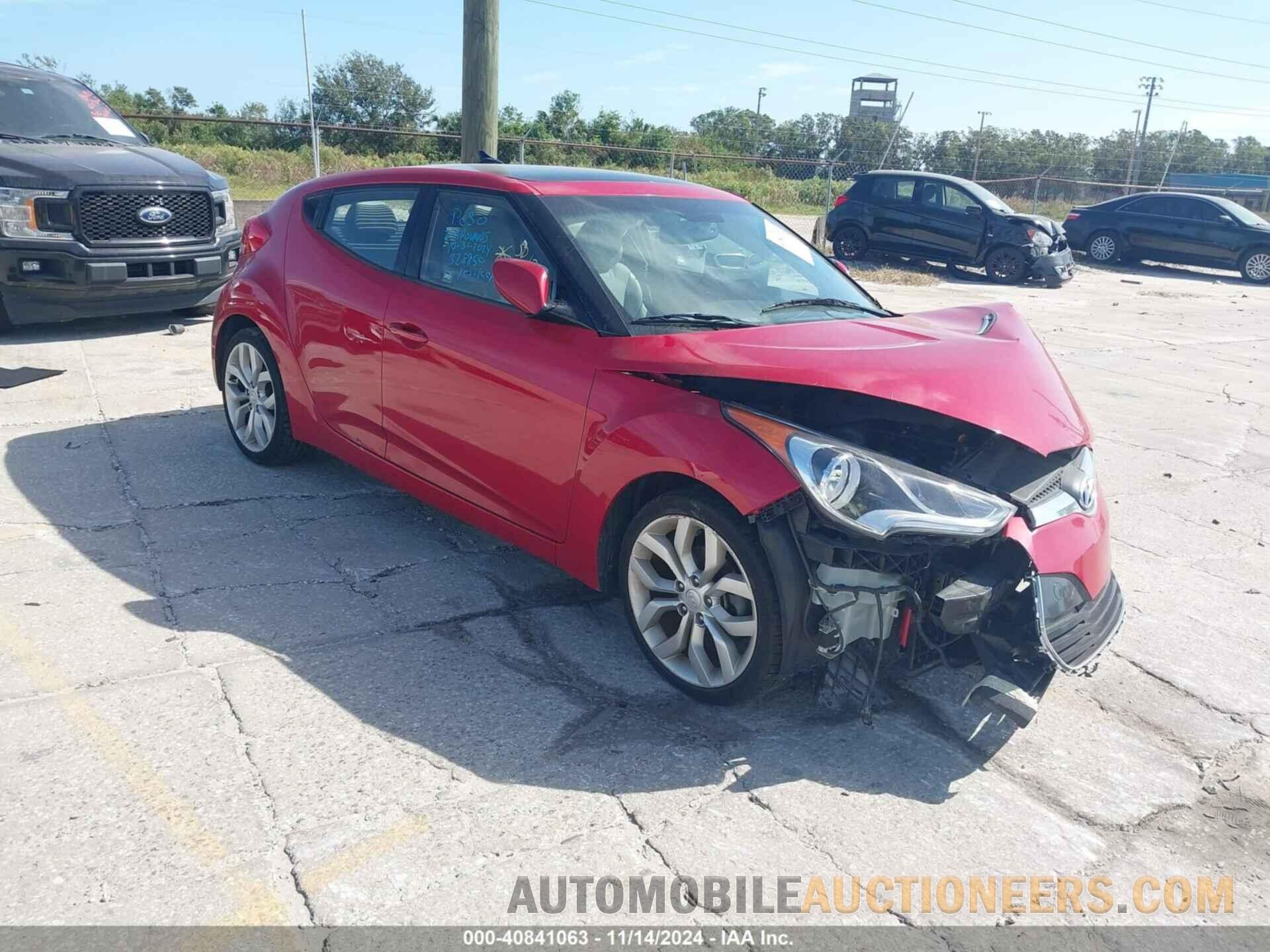 KMHTC6AD1DU120411 HYUNDAI VELOSTER 2013