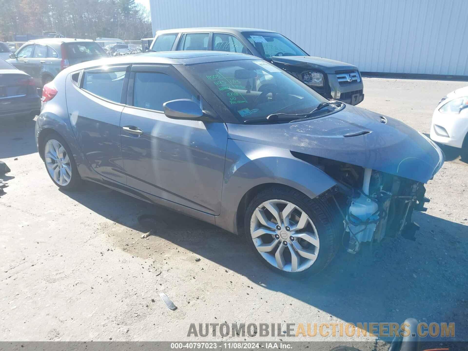 KMHTC6AD1DU134311 HYUNDAI VELOSTER 2013